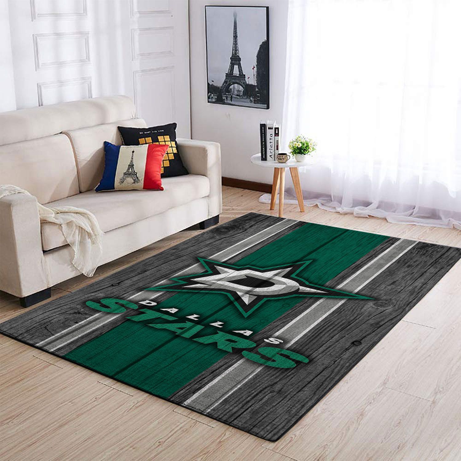 Dallas Stars Nhl Team Logo Style Nice Gift Home Decor Rectangle Area Rug - Indoor Outdoor Rugs