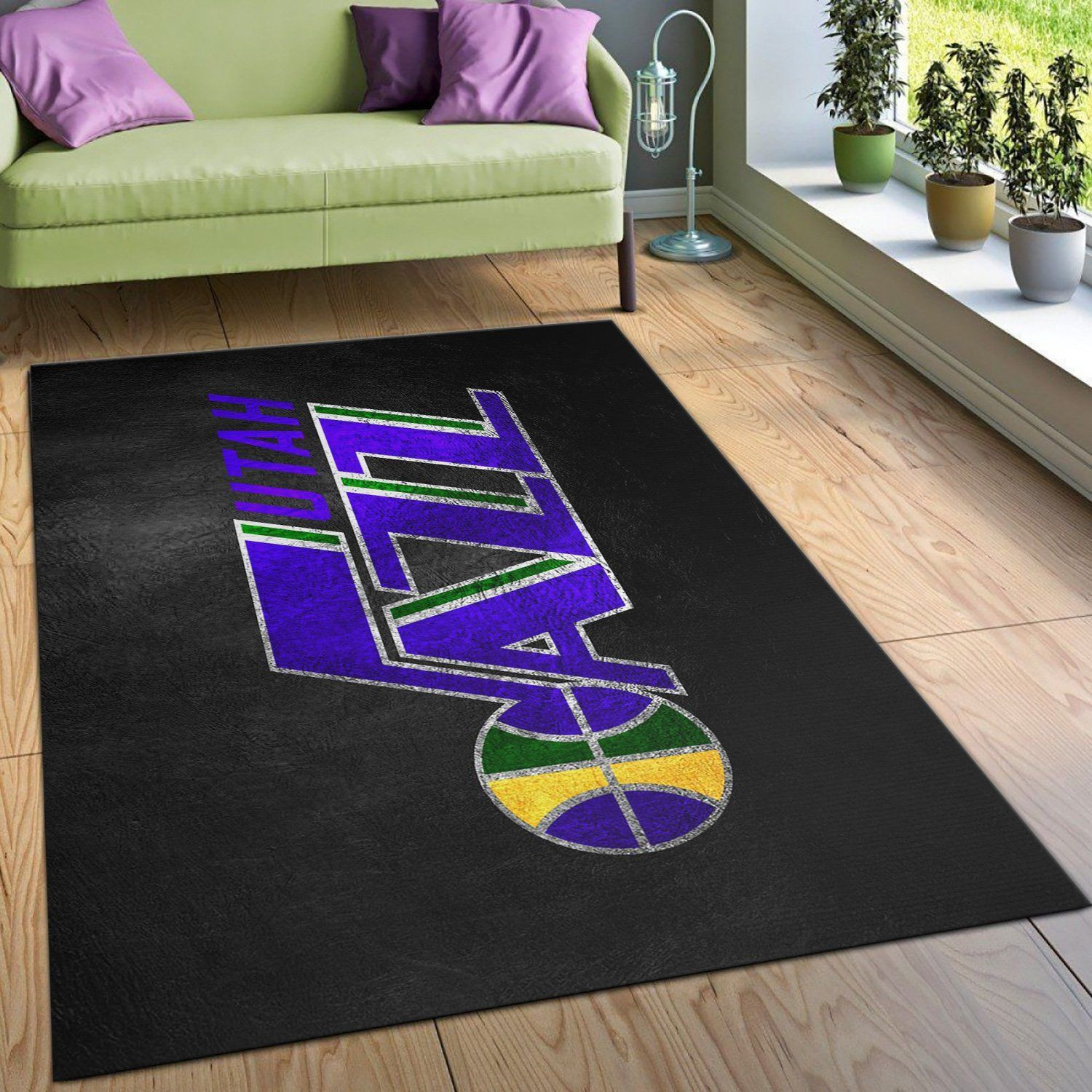 Utah Jazz NBA Team Area Rug, Living Room Rug, Christmas Gift US Decor - Indoor Outdoor Rugs