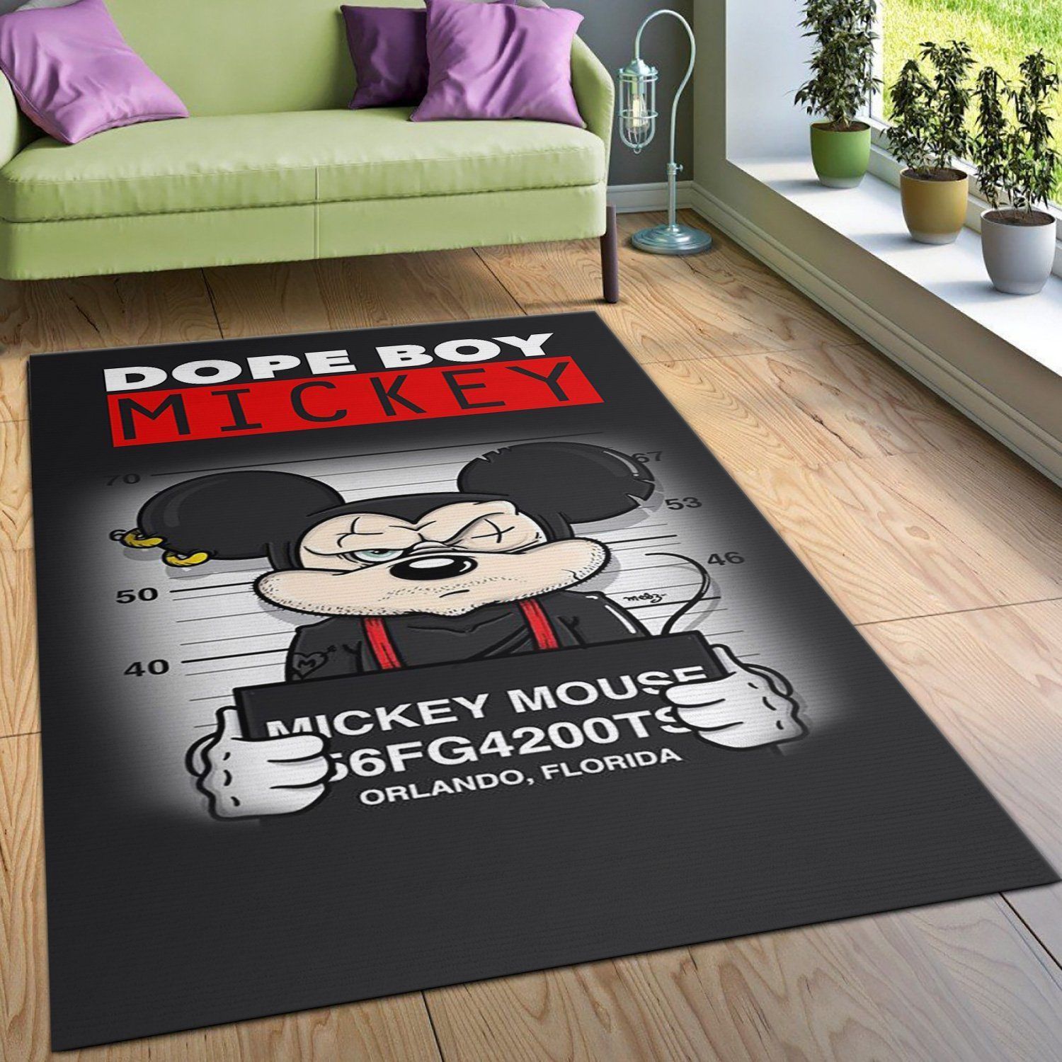 Supreme Mickey Mouse Area Rug For Christmas, Kitchen Rug, Home Decor - Indoor Outdoor Rugs