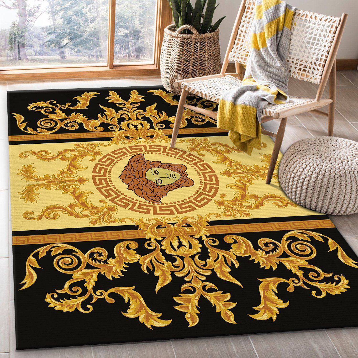 Versace Area Rugs Luxury Living Room Carpet FN101210 Local Brands Floor Decor The US Decor - Indoor Outdoor Rugs