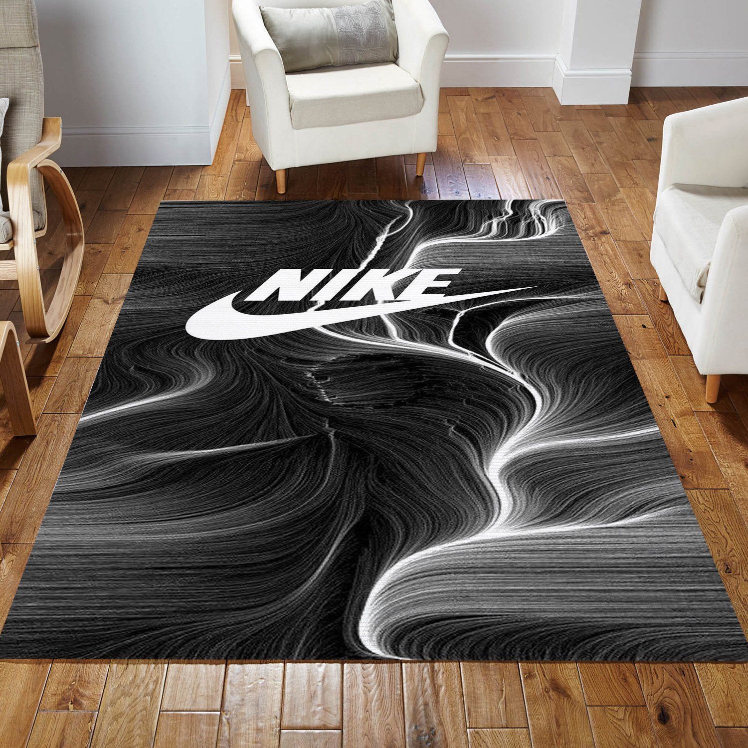 Nike Area Rug For Christmas Living Room Rug Home Decor Floor Decor - Indoor Outdoor Rugs