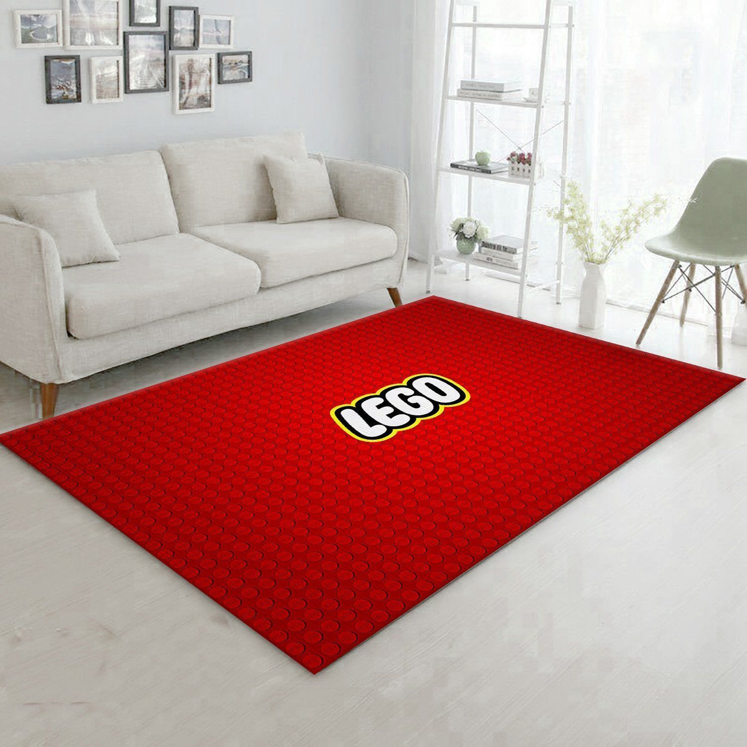 Lego Logo Movies Area Rugs Living Room Carpet FN251227 Local Brands Floor Decor The US Decor - Indoor Outdoor Rugs