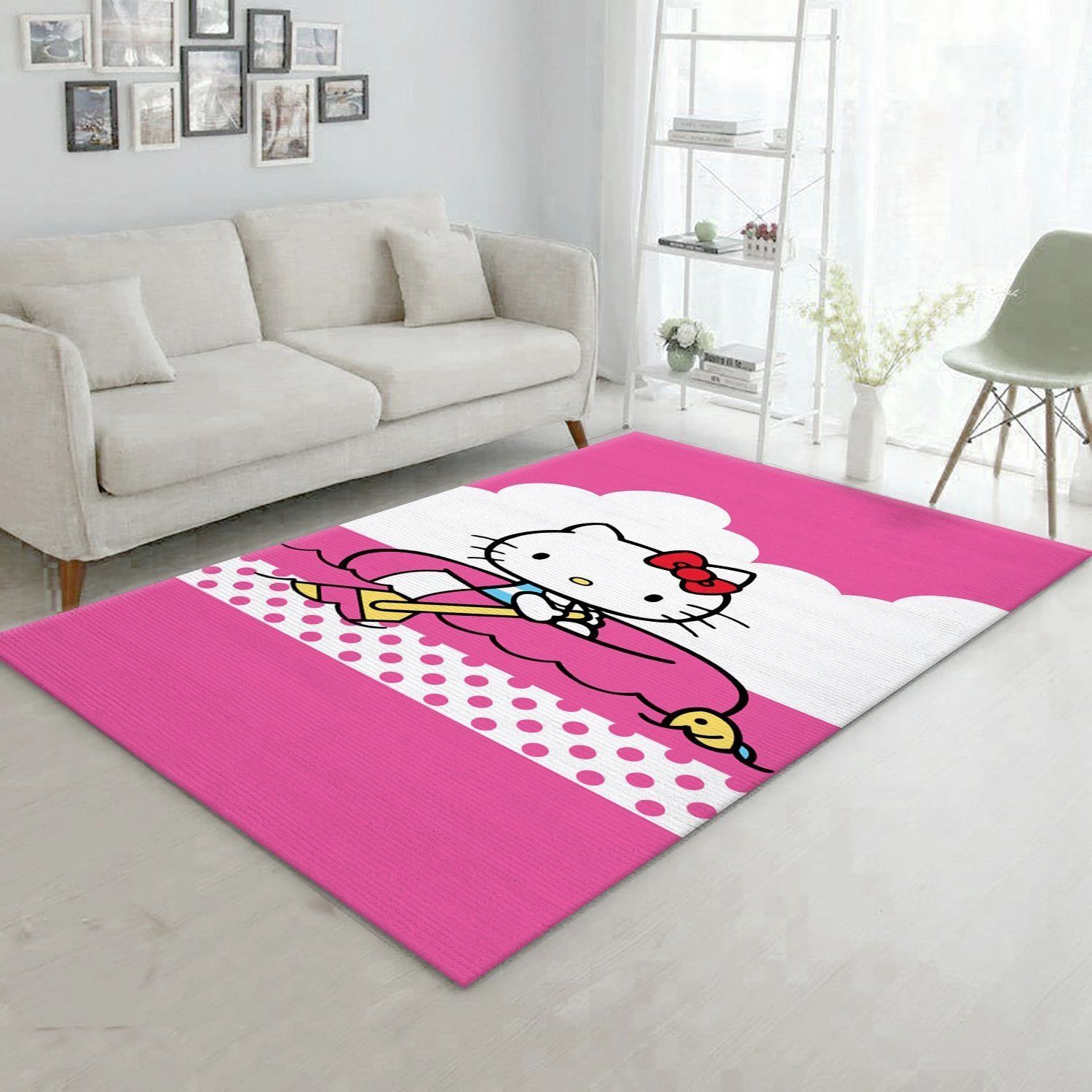 Hello Kitty 2 Rug Living Room Rug US Gift Decor - Indoor Outdoor Rugs