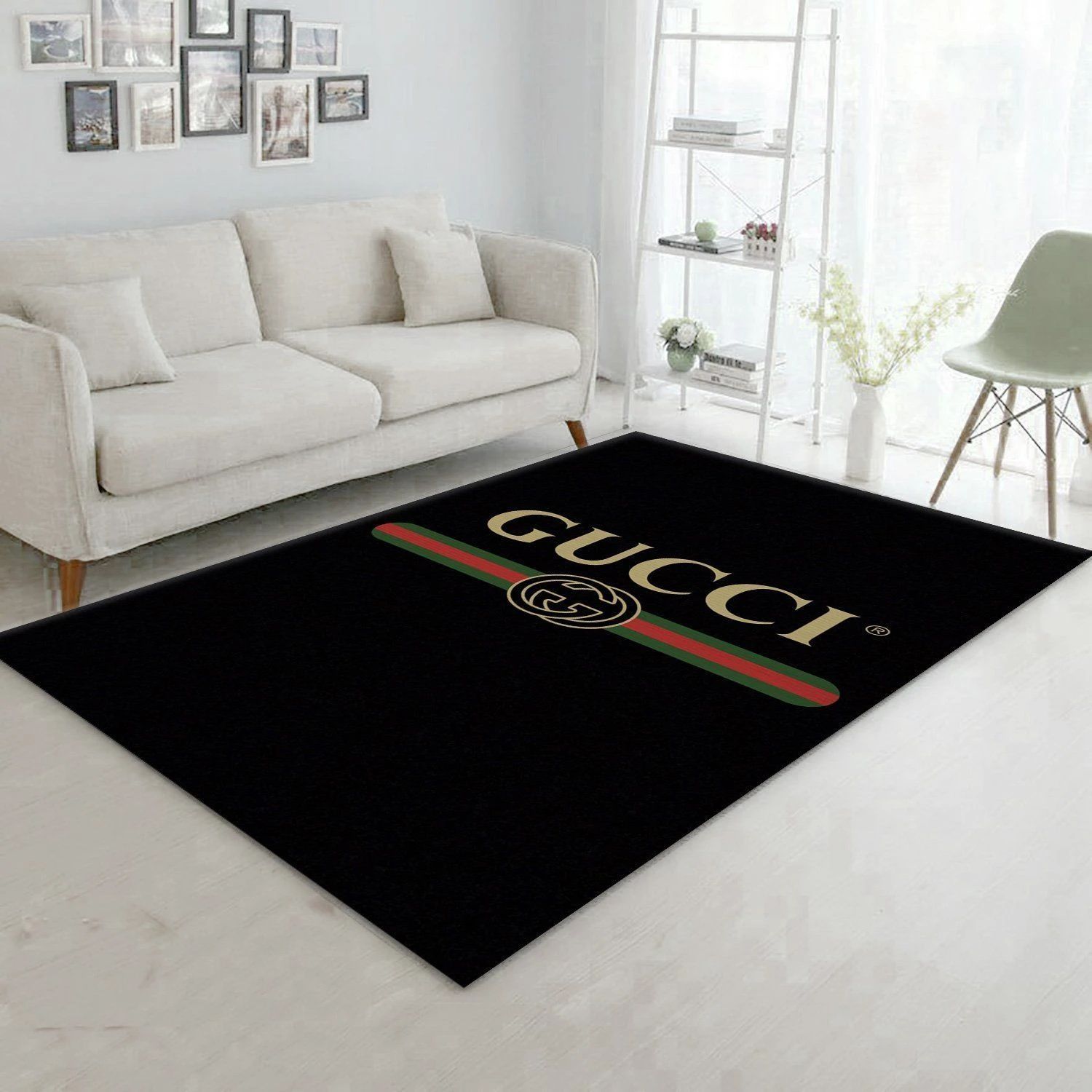 Gucci Area Rug For Christmas Bedroom Rug Home Decor Floor Decor - Indoor Outdoor Rugs