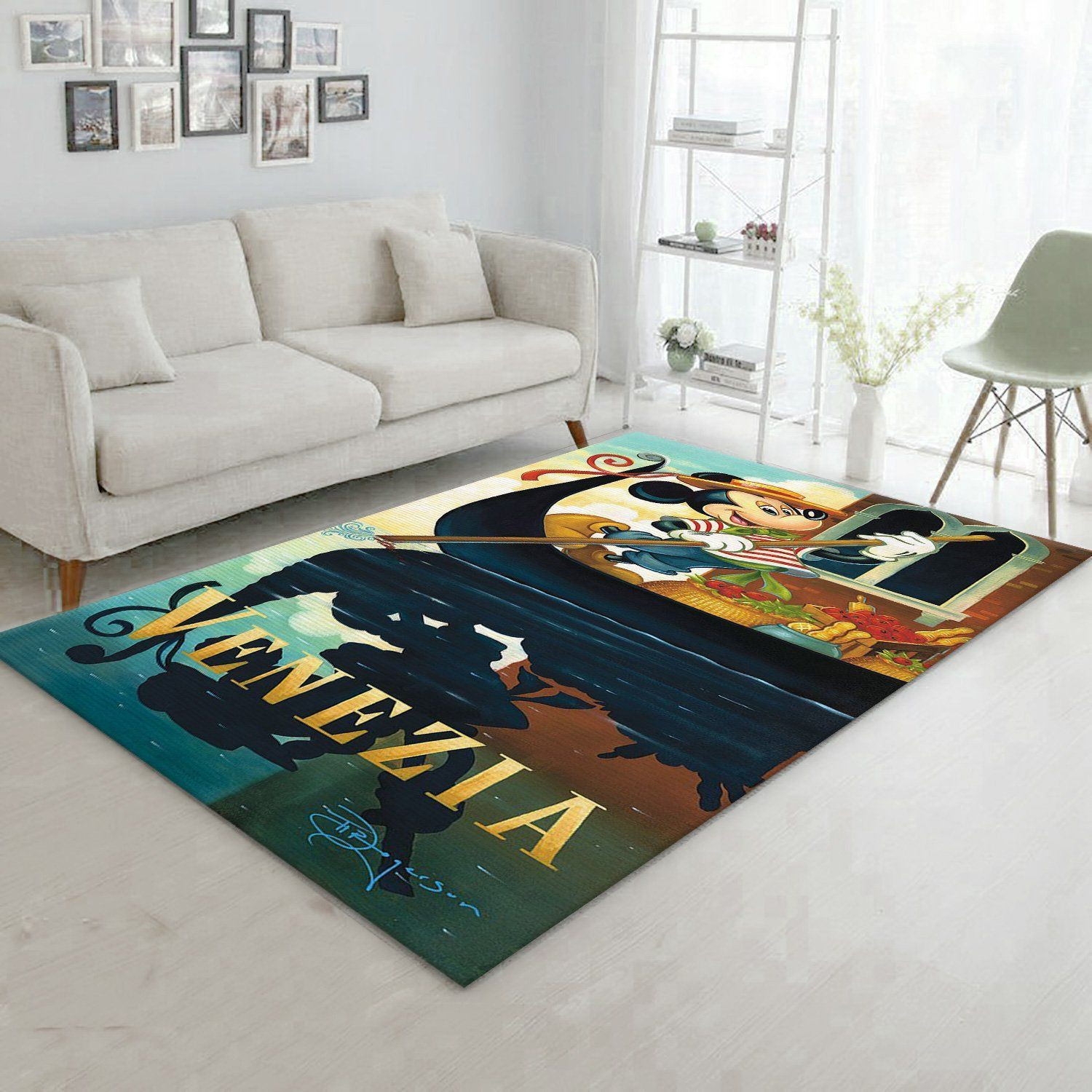 Mickey Rug Bedroom Rug US Gift Decor - Indoor Outdoor Rugs