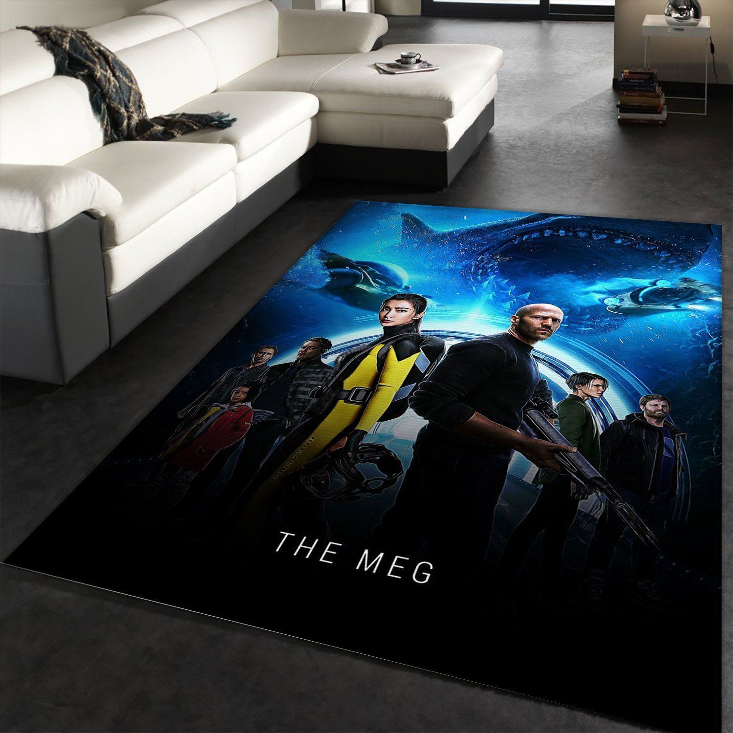 The Meg Rug Movie Rug US Gift Decor - Indoor Outdoor Rugs