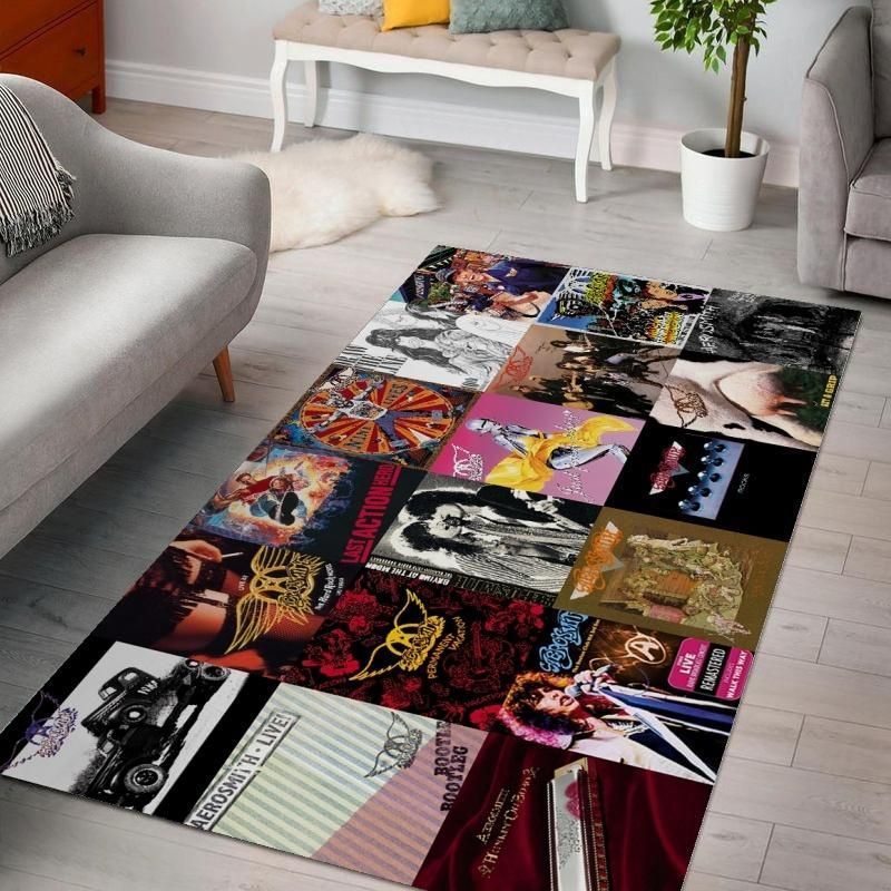 Aerosmith Ver 1 Living Room Area Rug Carpet, Living Room Rug,  Family Gift US Decor - Indoor Outdoor Rugs