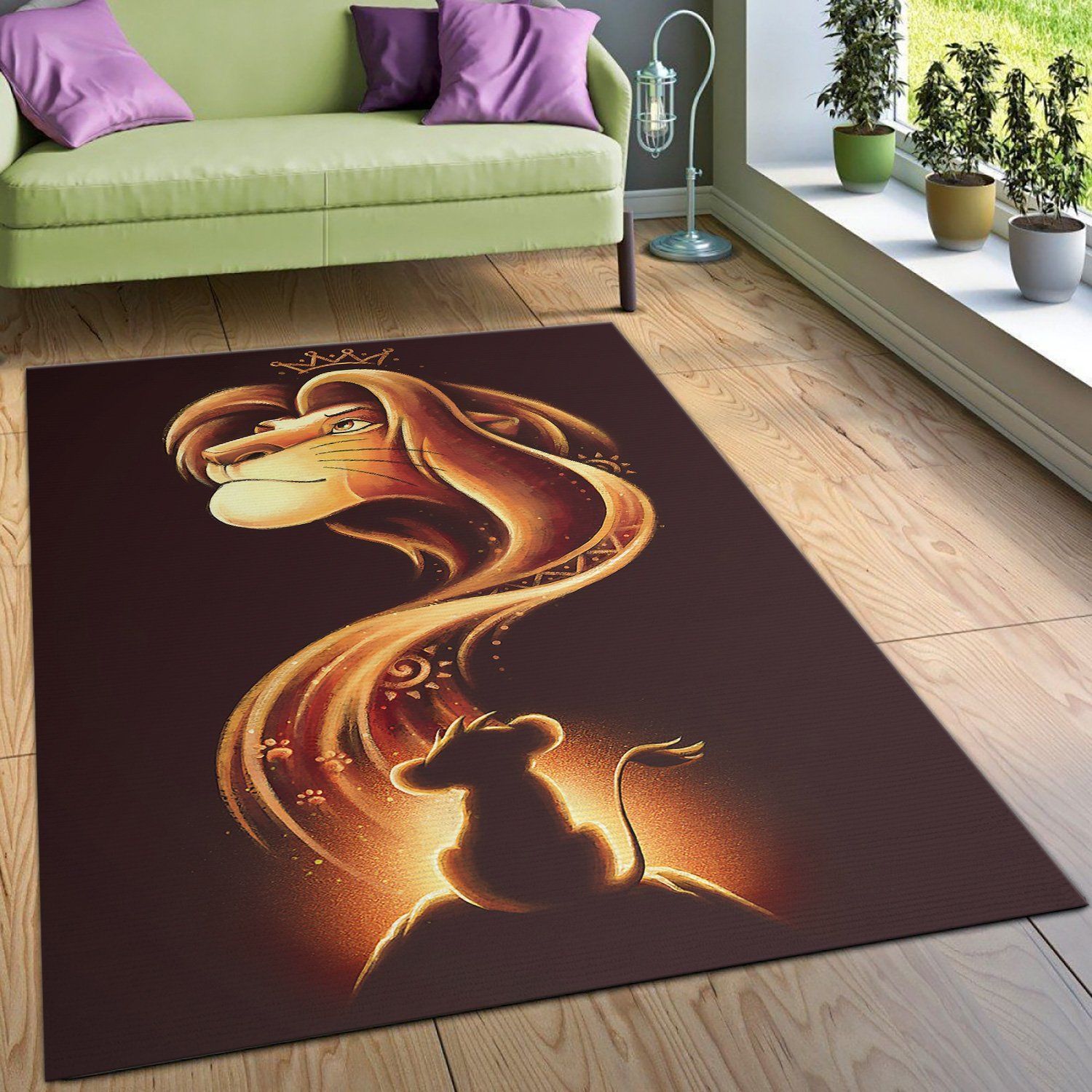 Disney Movie The Lion King Area Rug Home Decor HomeBeautyUS Modern Rugs - Indoor Outdoor Rugs