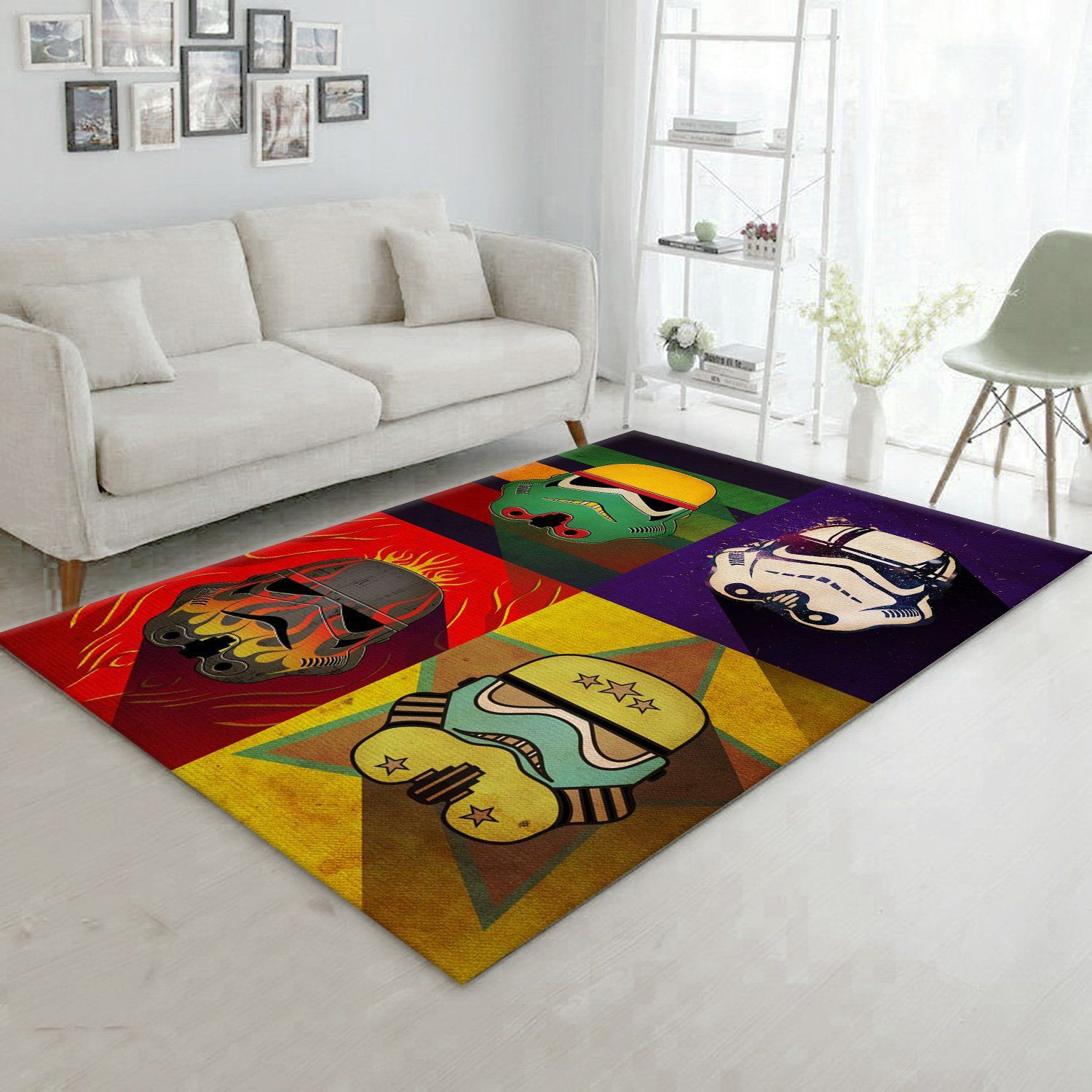 Flame Squad Star War Pop Art Rug, Area Rug, Christmas Gift US Decor - Indoor Outdoor Rugs