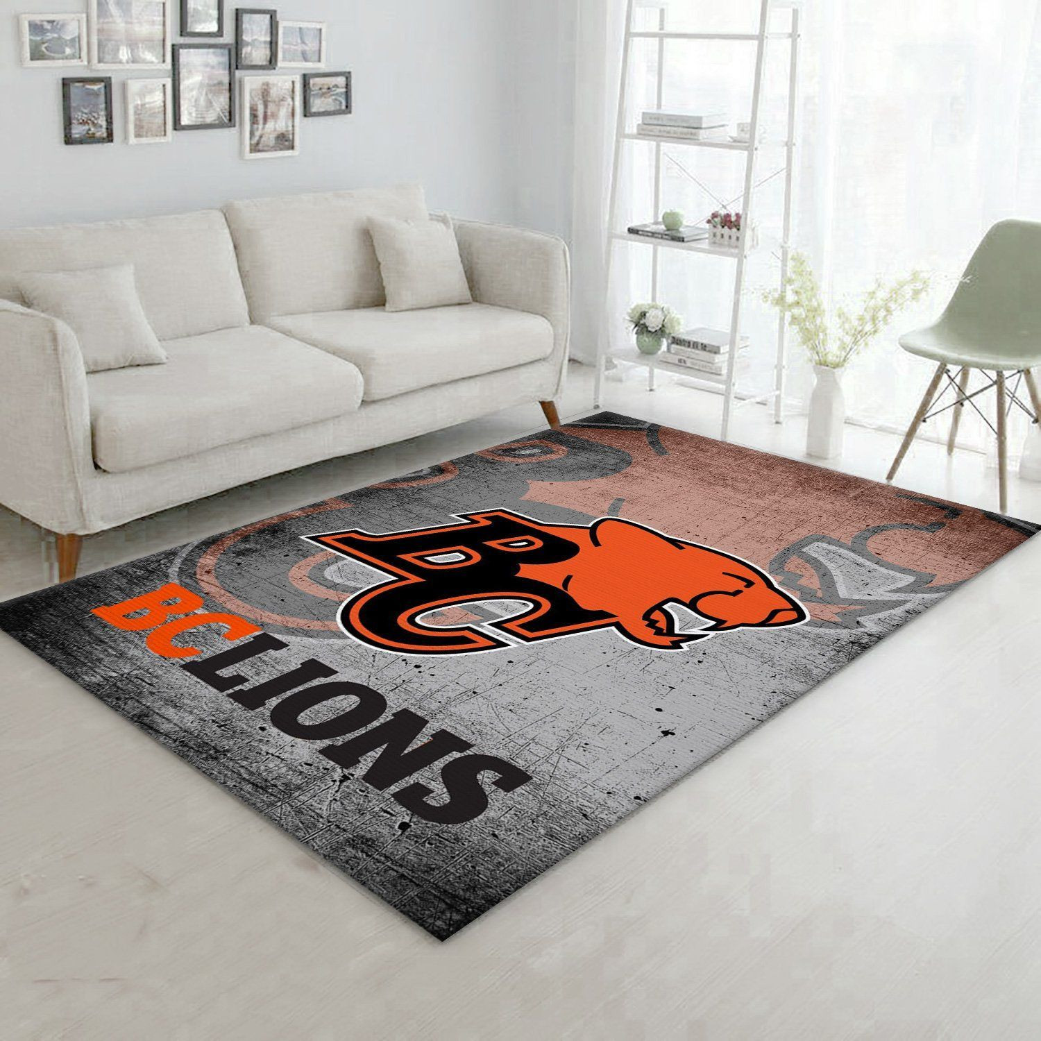 Bc Lions Football Nfl Area Rug Bedroom Rug Christmas Gift US Decor - Indoor Outdoor Rugs