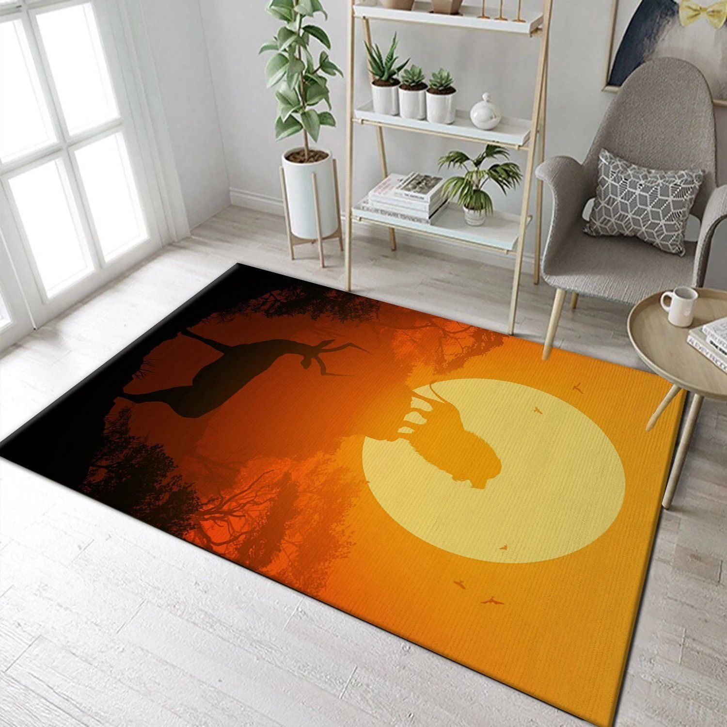 Lion Area Rug For Christmas, Living Room Rug, Christmas Gift US Decor - Indoor Outdoor Rugs