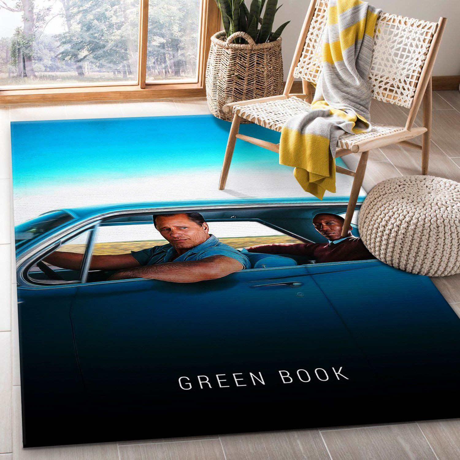 Green Book Area Rug Movie Rug US Gift Decor - Indoor Outdoor Rugs