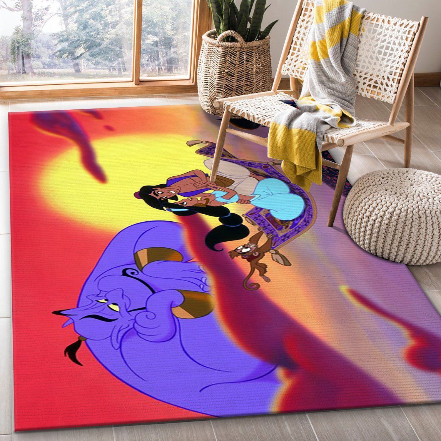 Aladdin Ver3 Area Rug Living room and bedroom Rug Christmas Gift US Decor - Indoor Outdoor Rugs