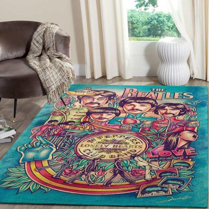 The Beatles Band Rug Room Carpet Home Decor - Indoor Outdoor Rugs