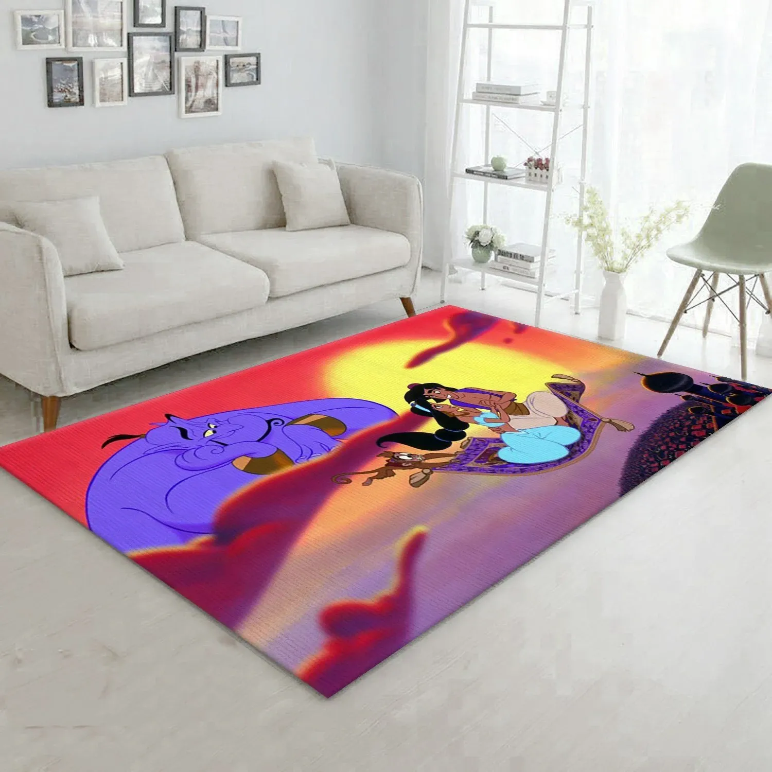 Aladdin Ver3 Area Rug Living room and bedroom Rug Christmas Gift US Decor - Indoor Outdoor Rugs