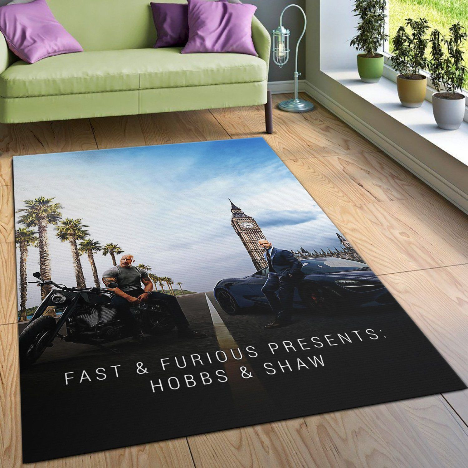 Fast Furious Presents Area Rug Movie Rug US Gift Decor - Indoor Outdoor Rugs