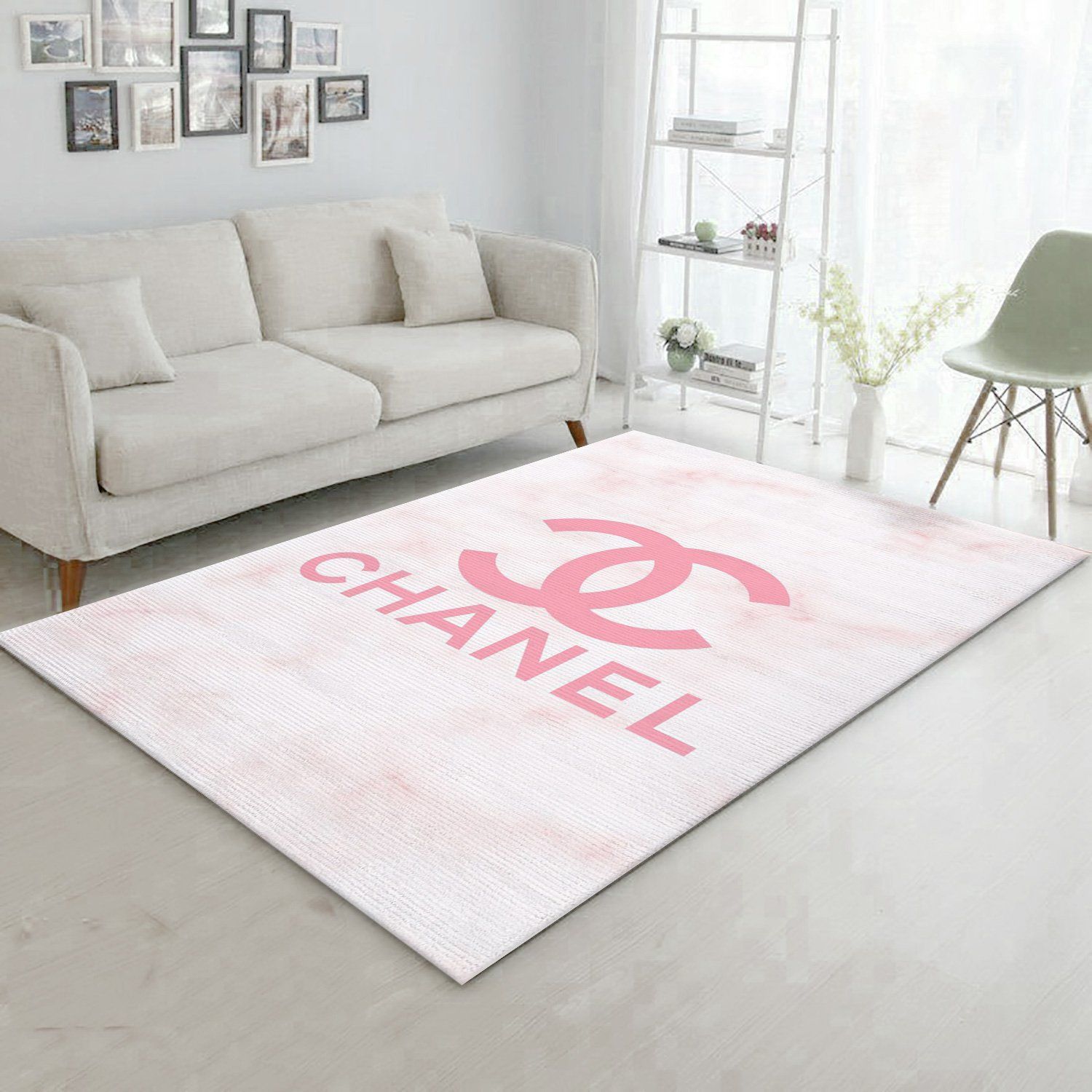 Chanel Area Rugs Fashion Brand Rug Christmas Gift US Decor - Indoor Outdoor Rugs