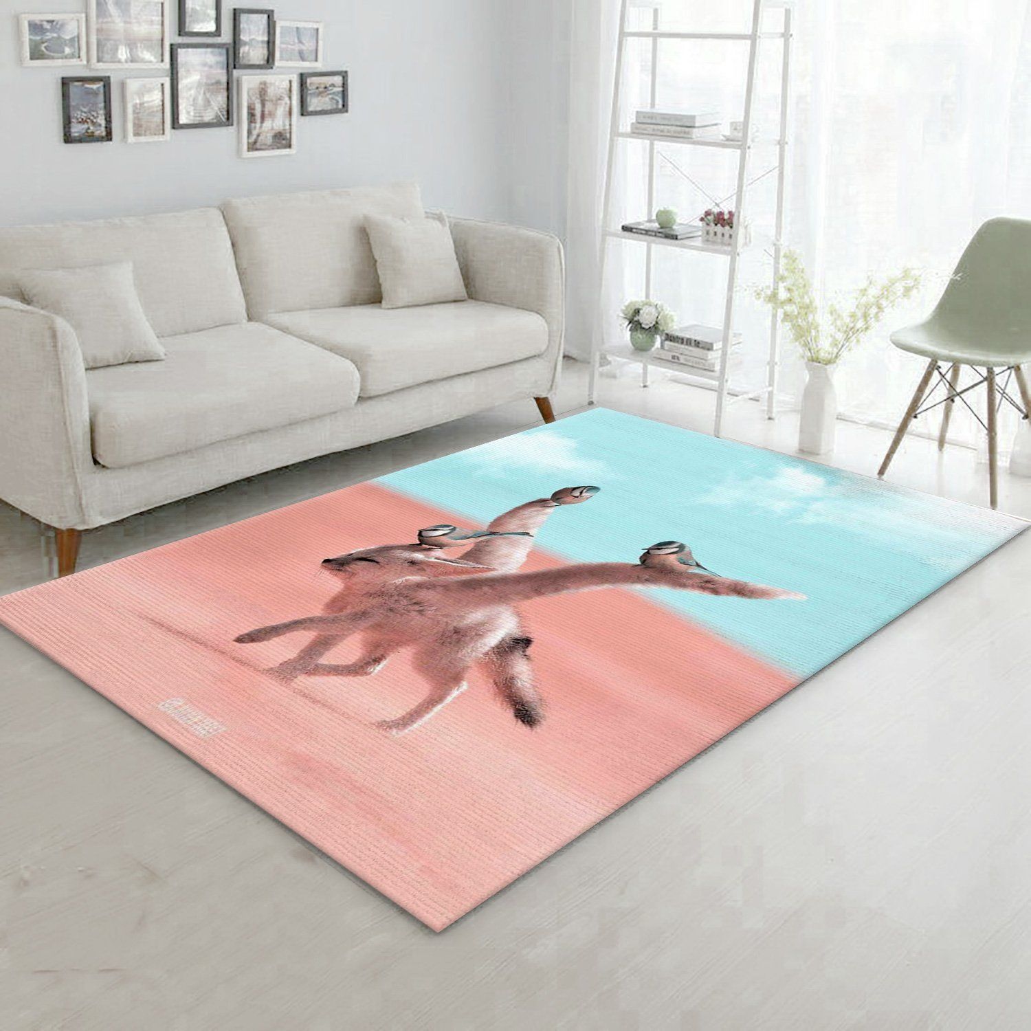 Fox Ver1 Area Rug Living Room Rug US Gift Decor - Indoor Outdoor Rugs