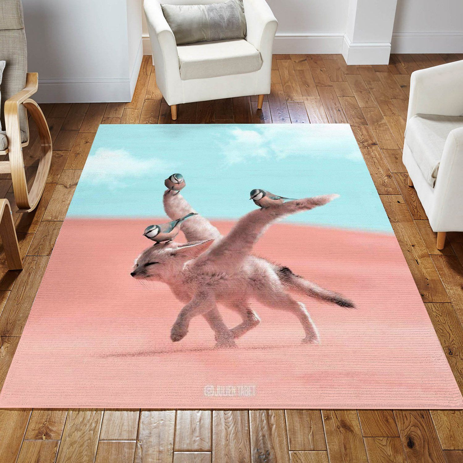 Fox Ver1 Area Rug Living Room Rug US Gift Decor - Indoor Outdoor Rugs