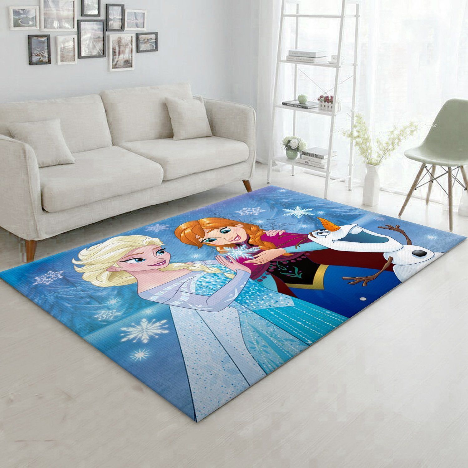 Frozen Area Rugs Living Room Carpet Christmas Gift Floor Decor The US Decor - Indoor Outdoor Rugs