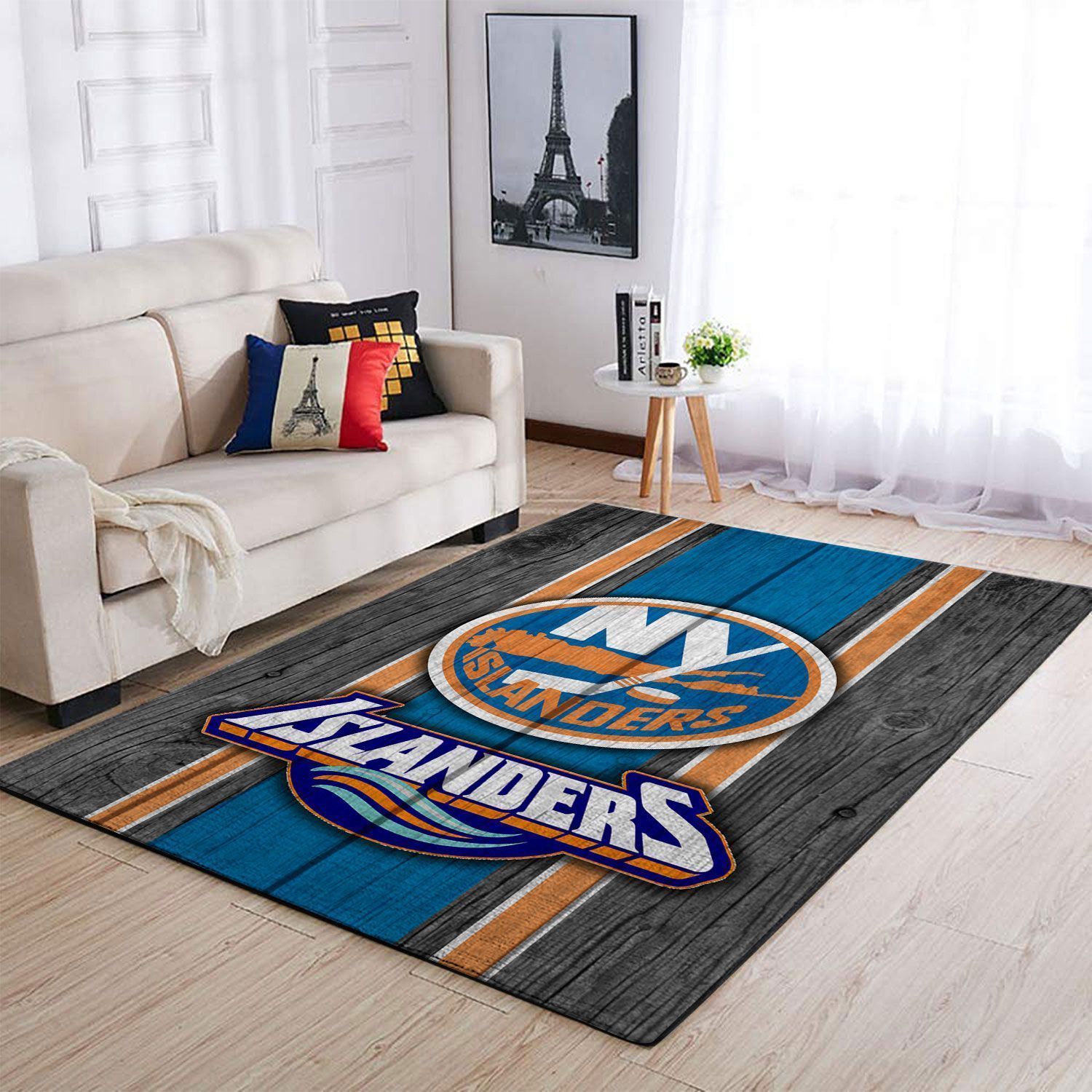 New York Islanders Nhl Team Logo Style Nice Gift Home Decor Rectangle Area Rug - Indoor Outdoor Rugs