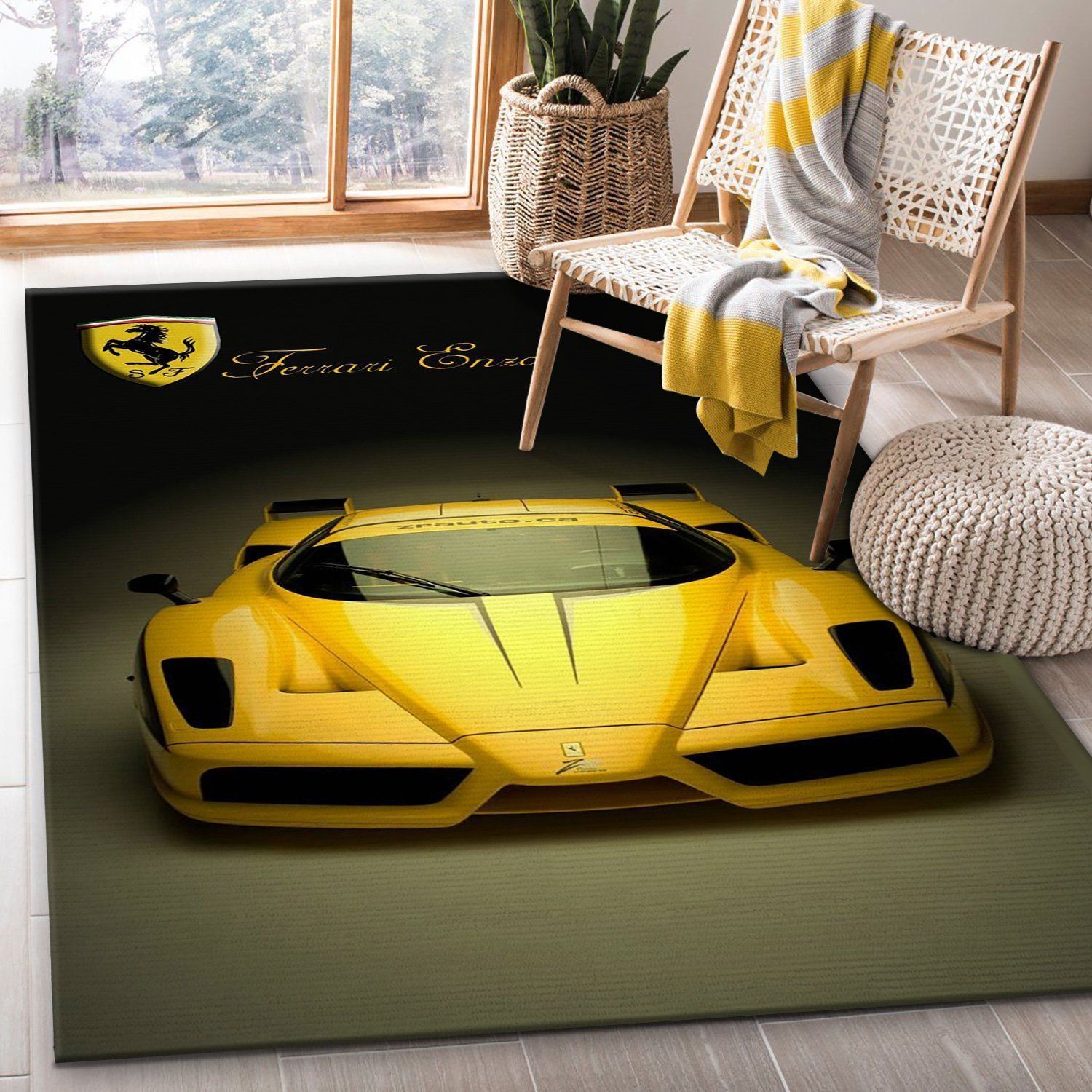 Ferrari Enzo Area Rug For Christmas Living Room Home Decor Floor Decor - Indoor Outdoor Rugs