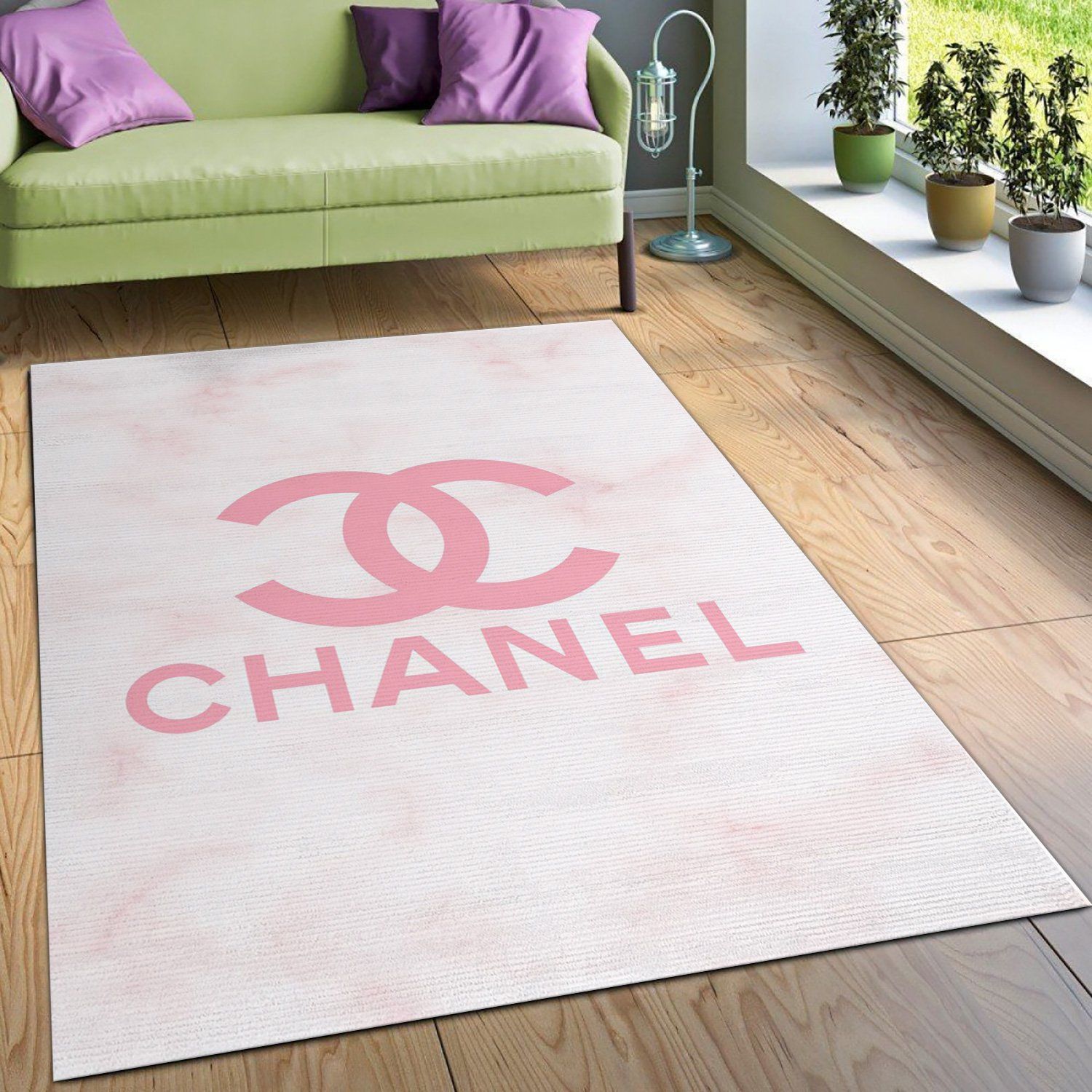 Chanel Area Rugs Fashion Brand Rug Christmas Gift US Decor - Indoor Outdoor Rugs