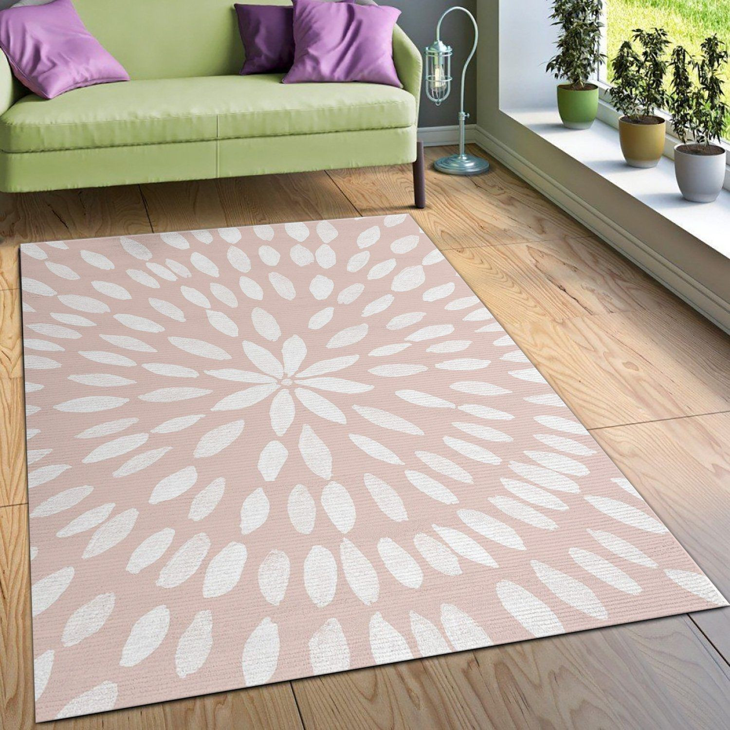 Mandala Flower 7 Area Rug, Living Room Rug, Christmas Gift US Decor - Indoor Outdoor Rugs