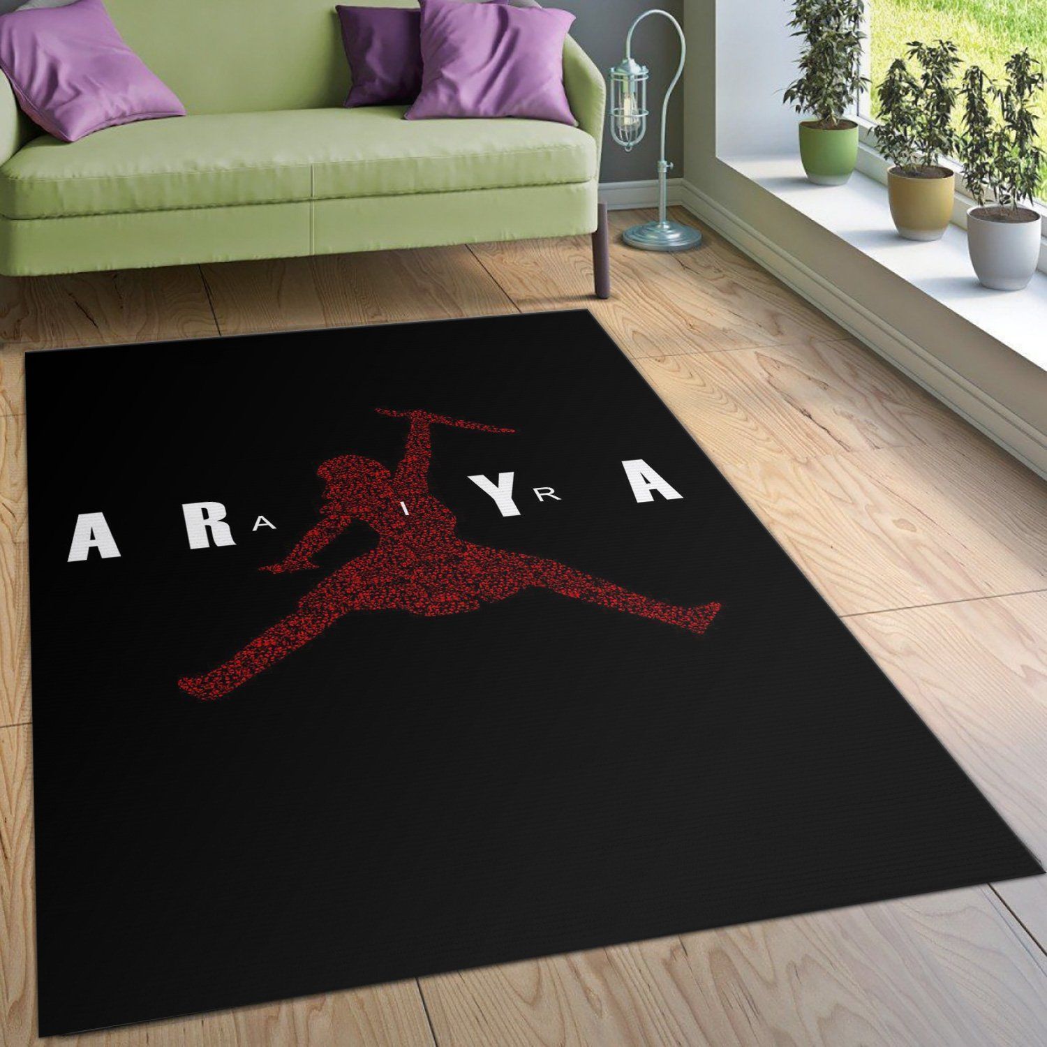 Air Arya Doodle Jordan Area Rug For Christmas Bedroom Rug Home Decor Floor Decor - Indoor Outdoor Rugs