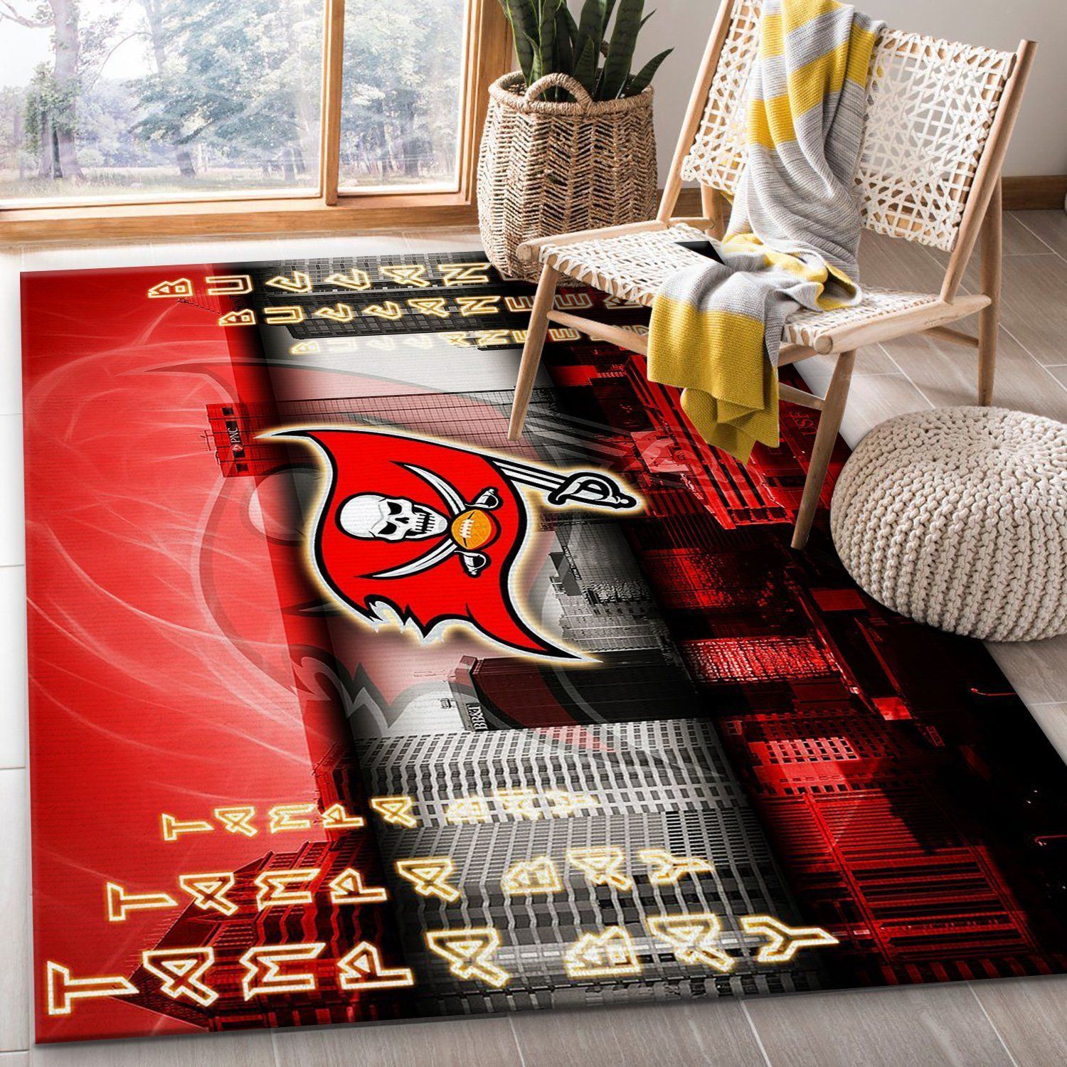 Tampa Bay Buccaneers Nfl Area Rug For Christmas Living Room Rug US Gift Decor - Indoor Outdoor Rugs