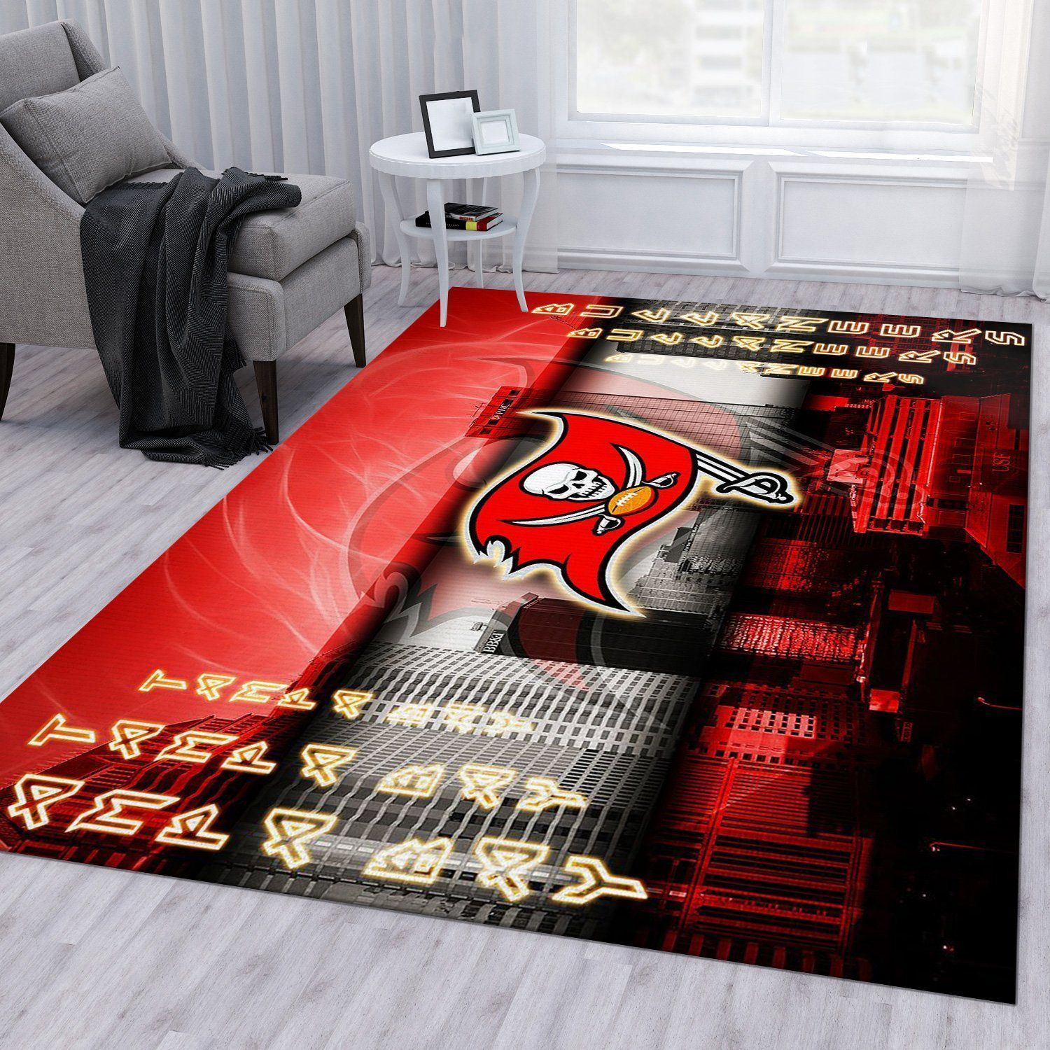 Tampa Bay Buccaneers Nfl Area Rug For Christmas Living Room Rug US Gift Decor - Indoor Outdoor Rugs