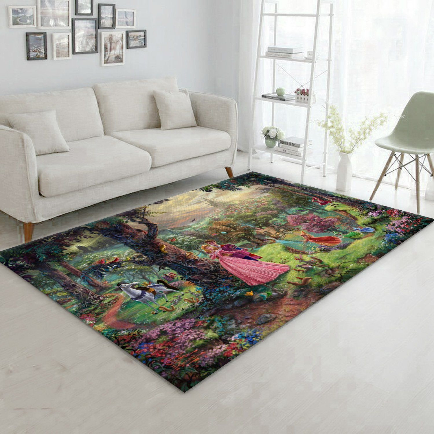 Sleeping Beauty Christmas Gift Rug Living Room Rug Home Decor Floor Decor - Indoor Outdoor Rugs