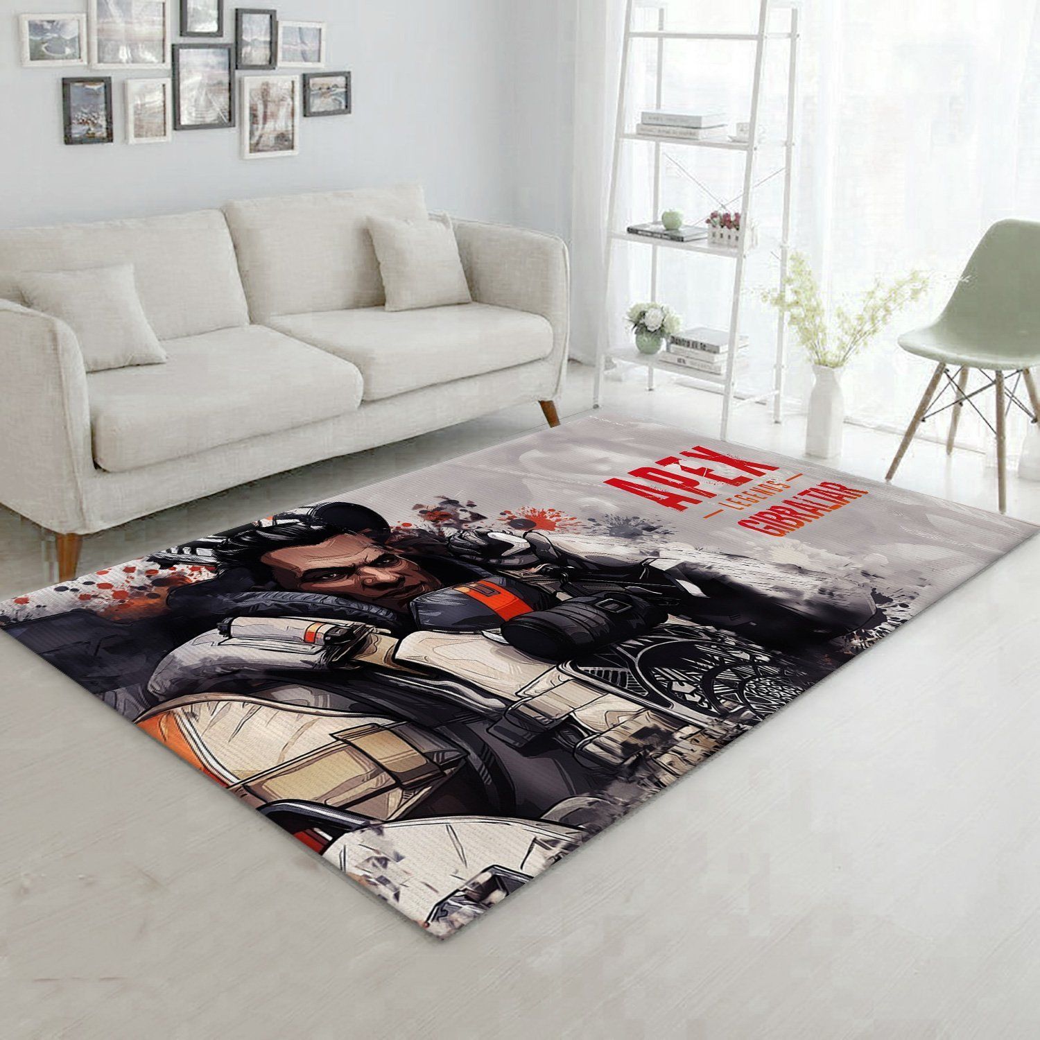 Apex Legends Gibraltar Rug Living Room Rug Home Decor Floor Decor - Indoor Outdoor Rugs