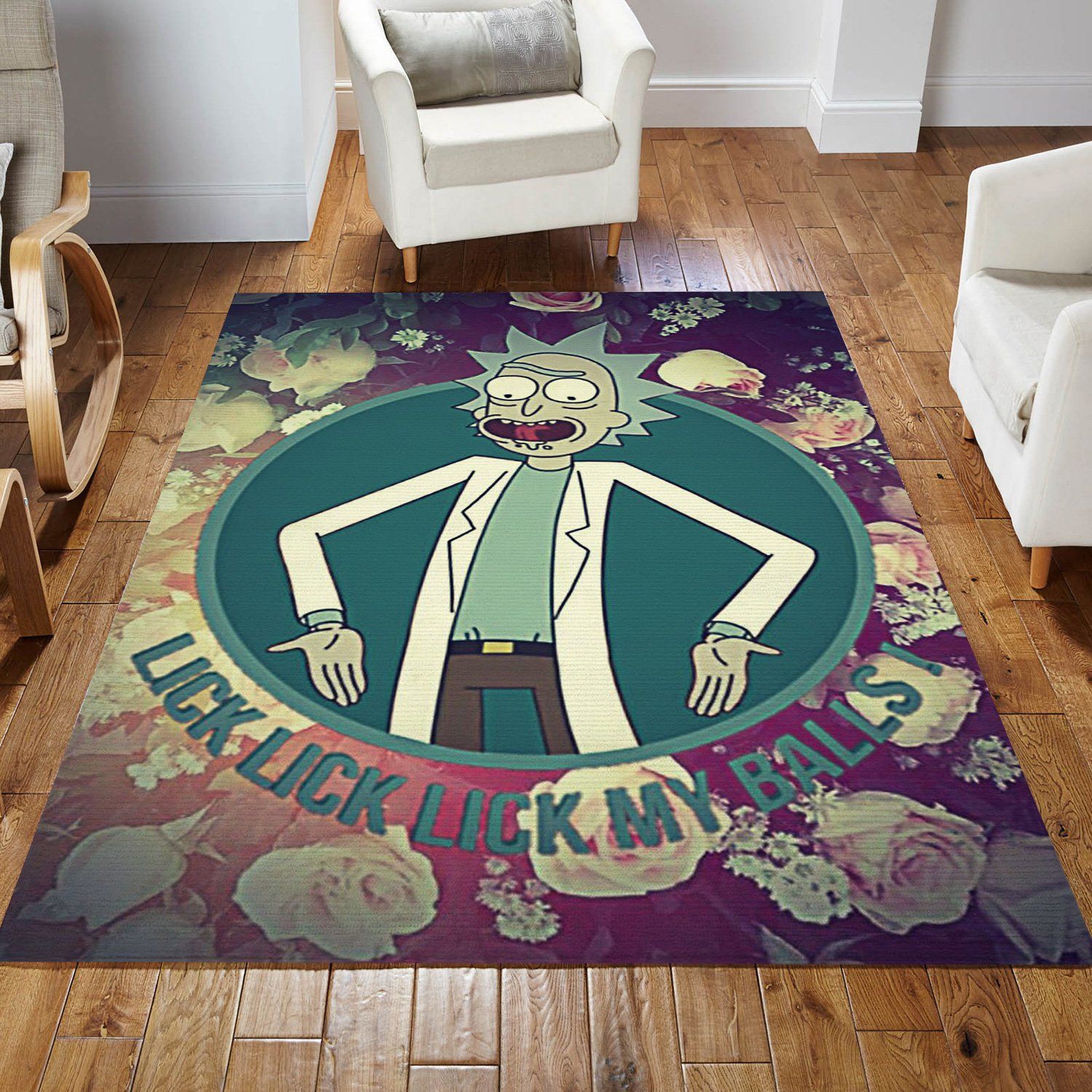 Rick And Morty Noel Gift Rug Living Room Rug Home Decor Floor Decor - Indoor Outdoor Rugs