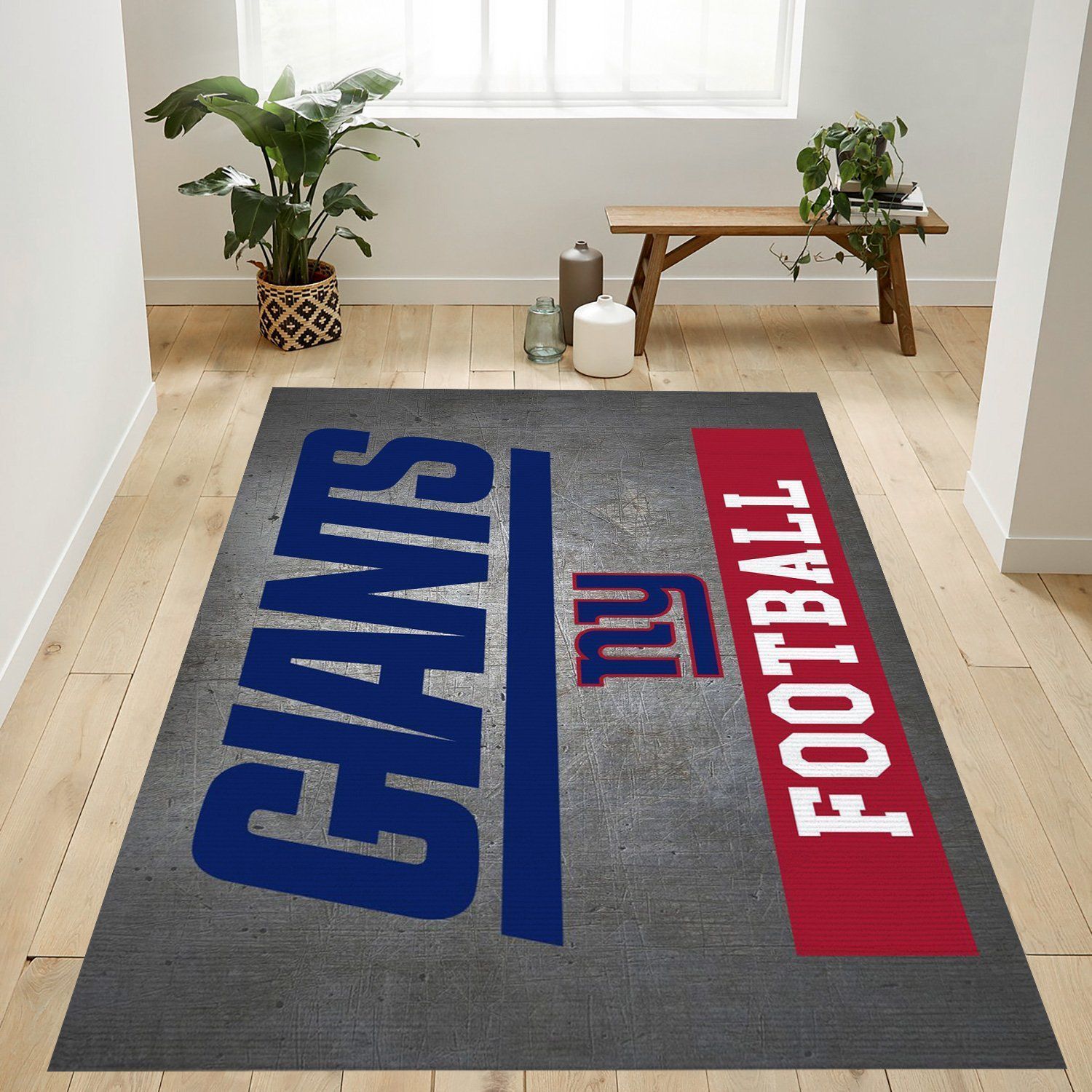 New York Giants Football Nfl Area Rug Bedroom Rug Home Decor Floor Decor - Indoor Outdoor Rugs