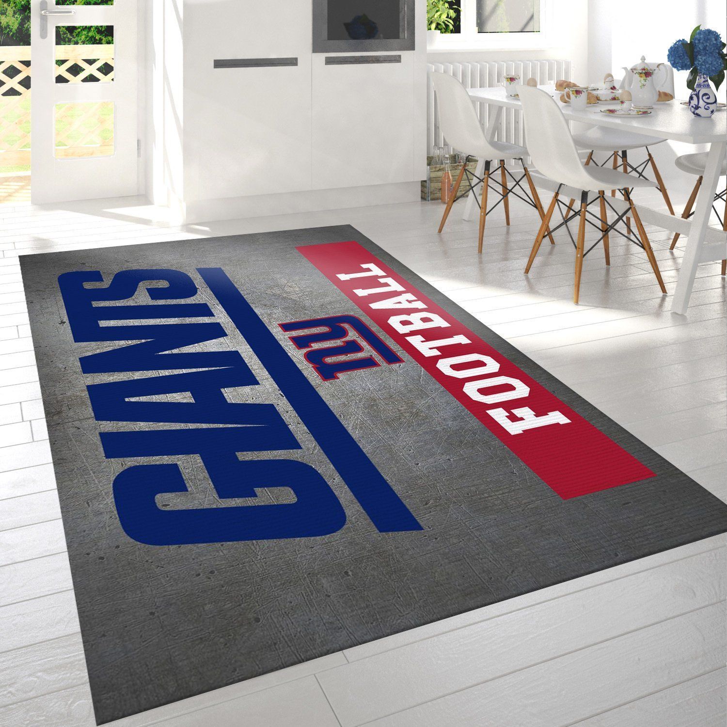 New York Giants Football Nfl Area Rug Bedroom Rug Home Decor Floor Decor - Indoor Outdoor Rugs