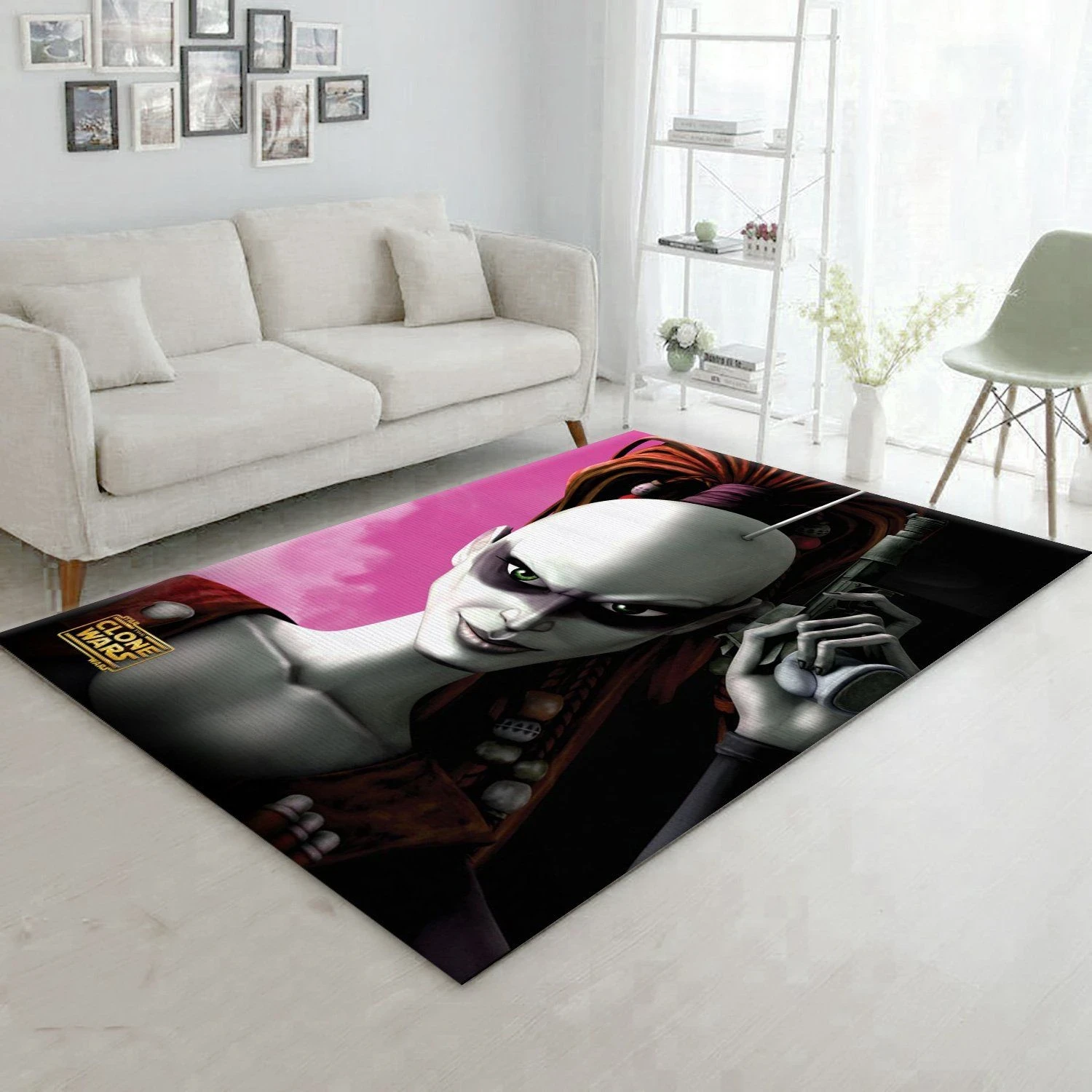 Aurra Sing Star War Character Rug, Living Room Rug, US Gift Decor - Indoor Outdoor Rugs