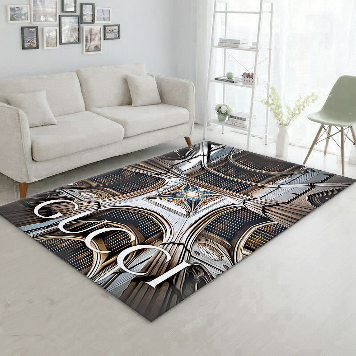 Gucci Fashion Art Fashion Brand Rug Bedroom Rug Christmas Gift US Decor - Indoor Outdoor Rugs