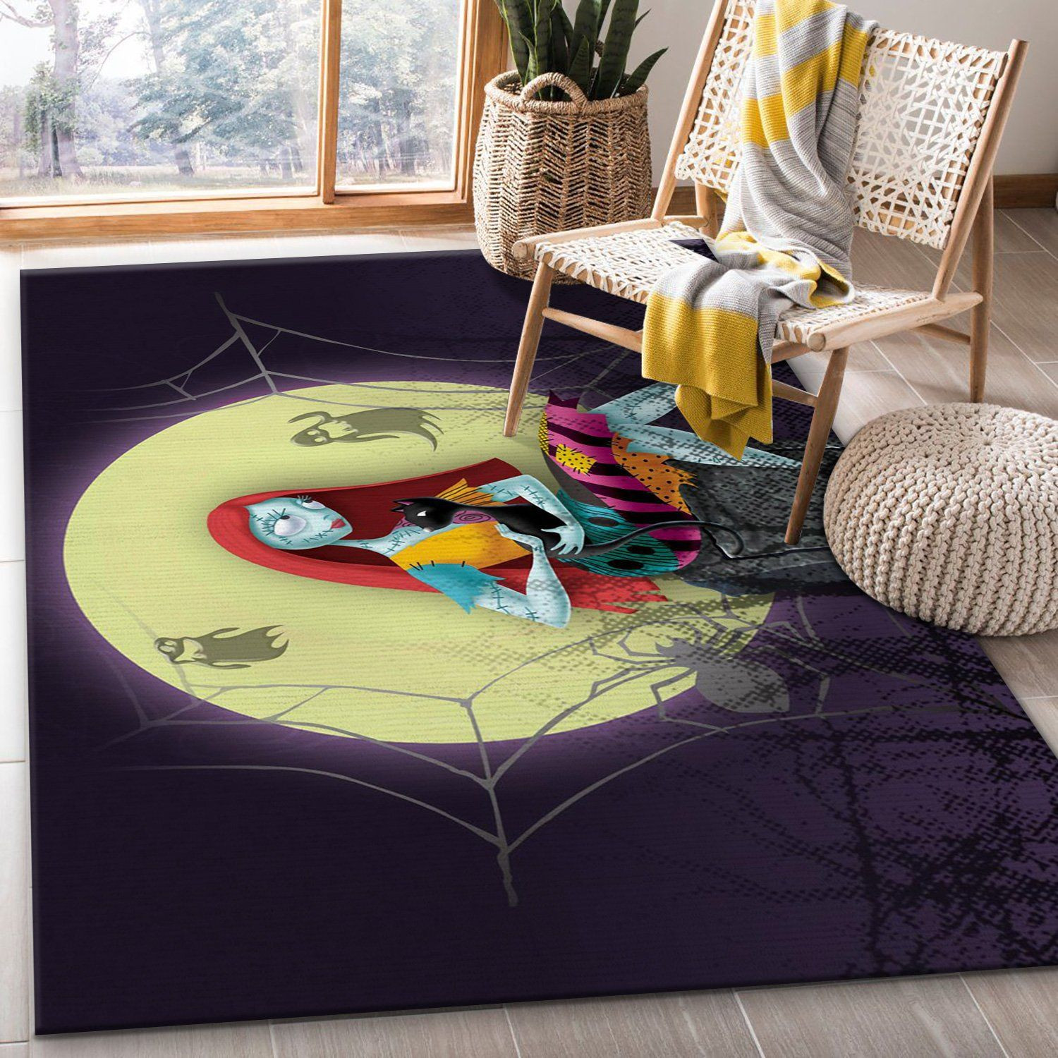 Nightmare Before Christmas Ver5 Movie Area Rug Living Room Rug Christmas Gift US Decor - Indoor Outdoor Rugs