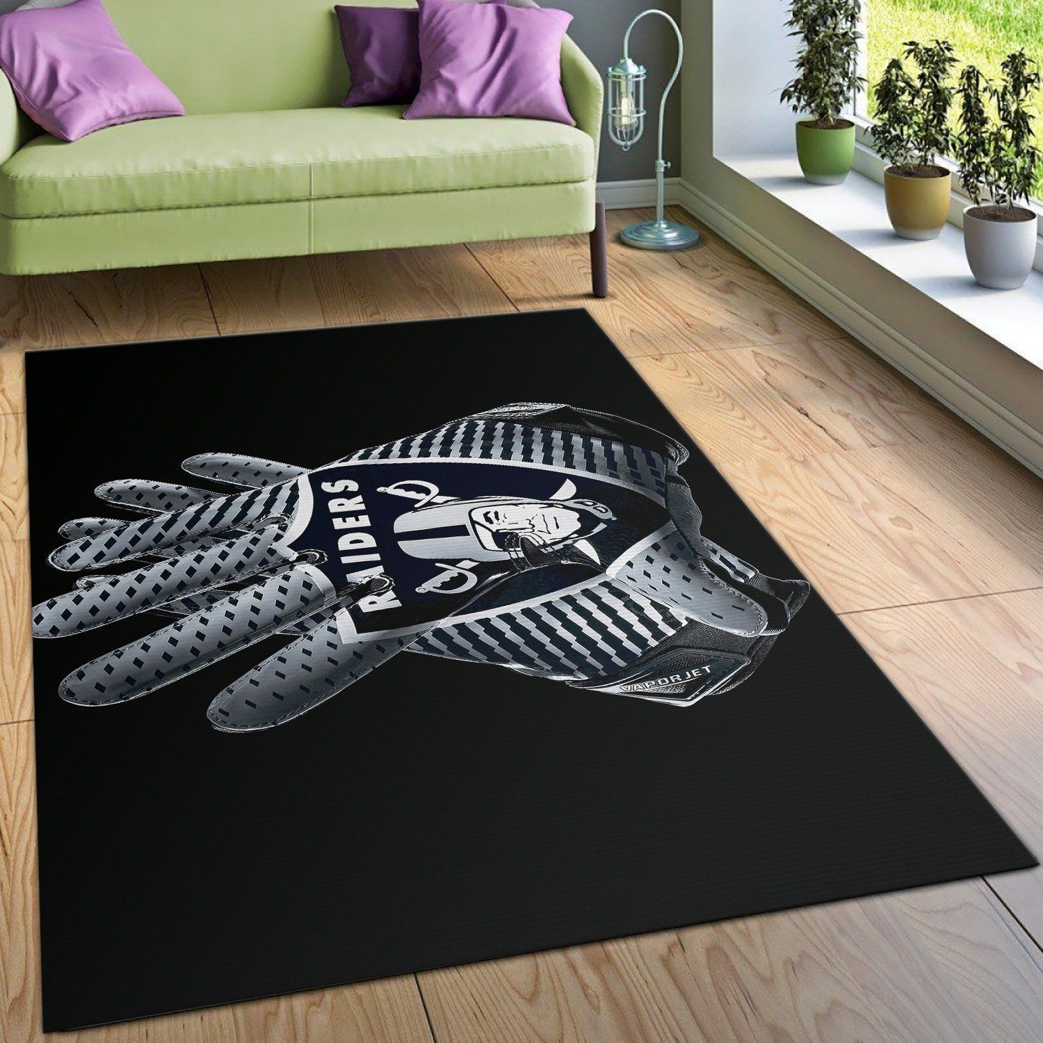 Hd Backgrounds Oakland Raiders Rug Area Rug Floor Decor - Indoor Outdoor Rugs