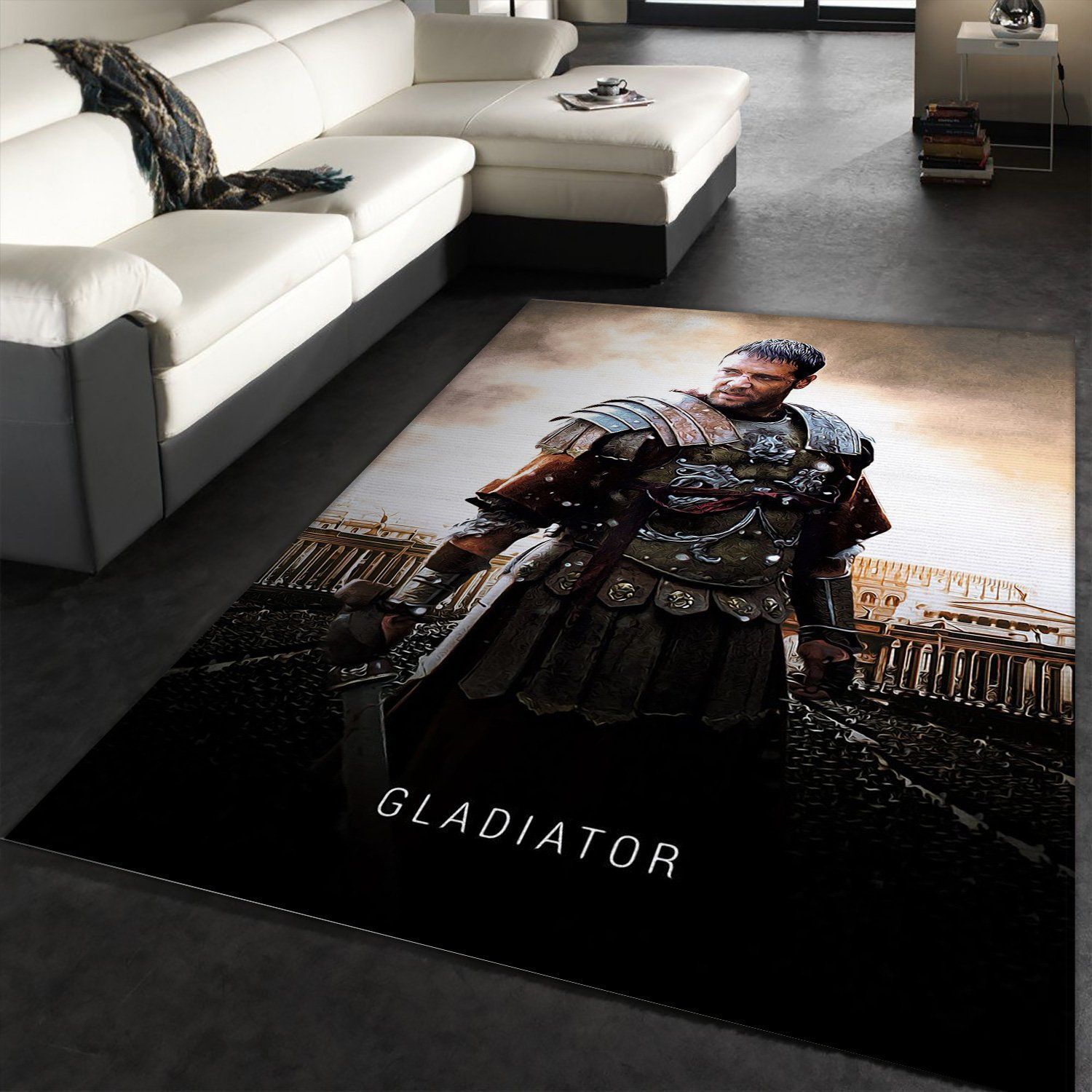 Gladiator Area Rug Movie Rug Home Decor Floor Decor - Indoor Outdoor Rugs