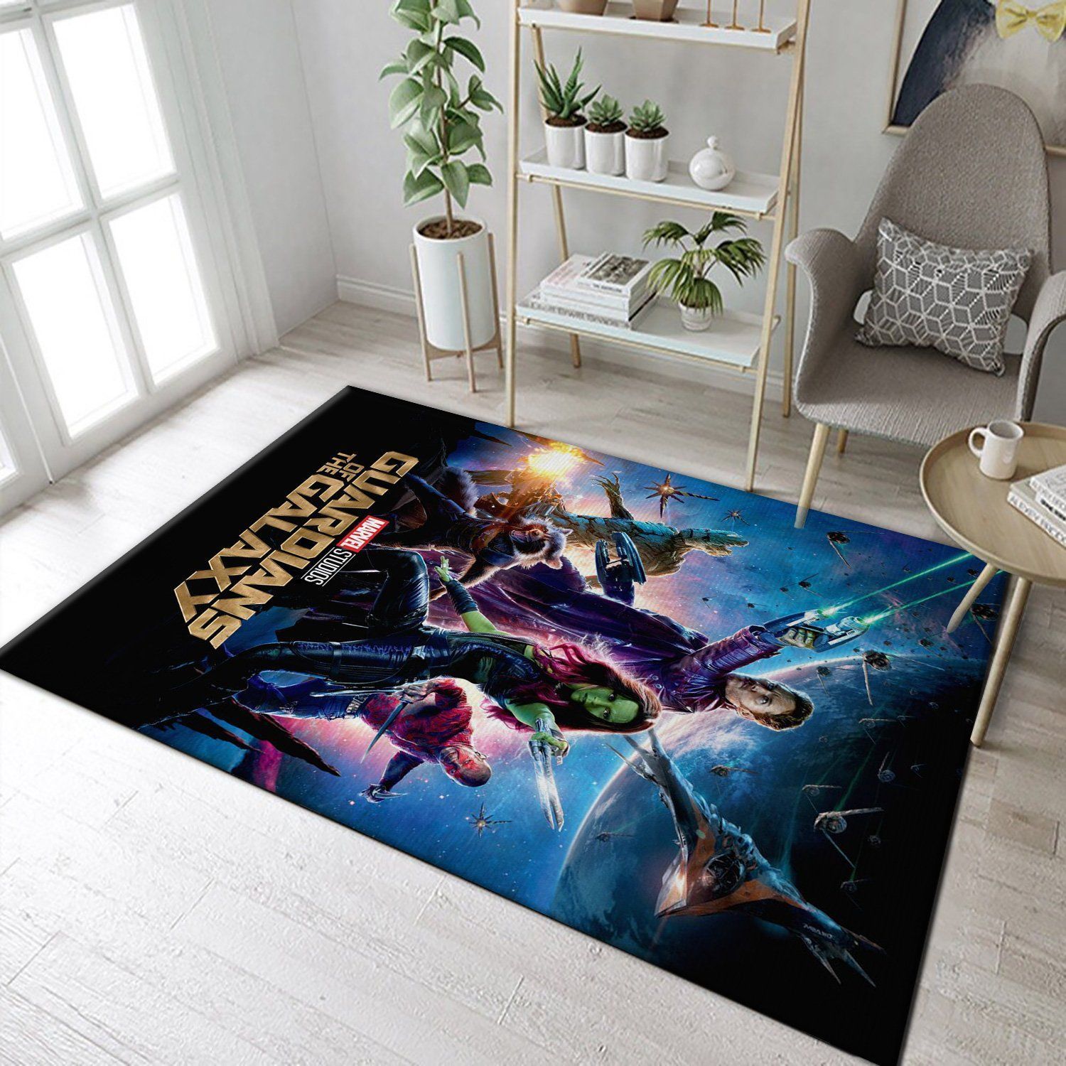 Guardians Of The Galaxy Movie Area Rug Carpet, Living Room Rug, Home Decor Floor Decor - Indoor Outdoor Rugs