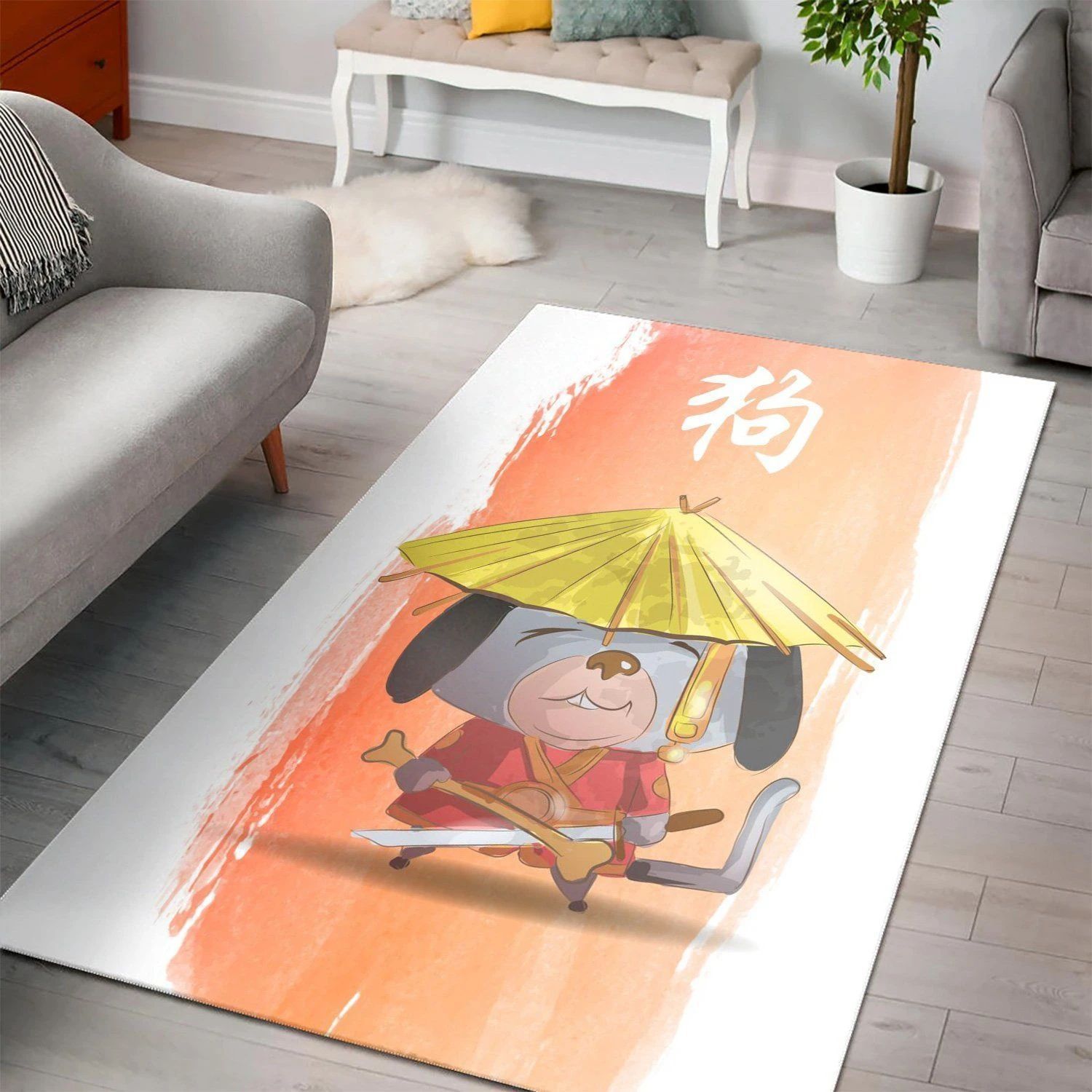 Chinese Zodiac Dog  Carpet Living Room,  Room Rugs, Floor Decor Home Decor - Indoor Outdoor Rugs