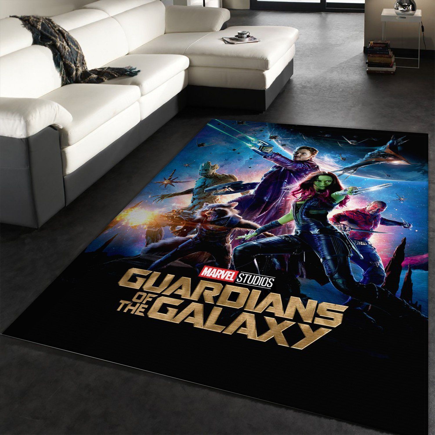 Guardians Of The Galaxy Movie Area Rug Carpet, Living Room Rug, Home Decor Floor Decor - Indoor Outdoor Rugs