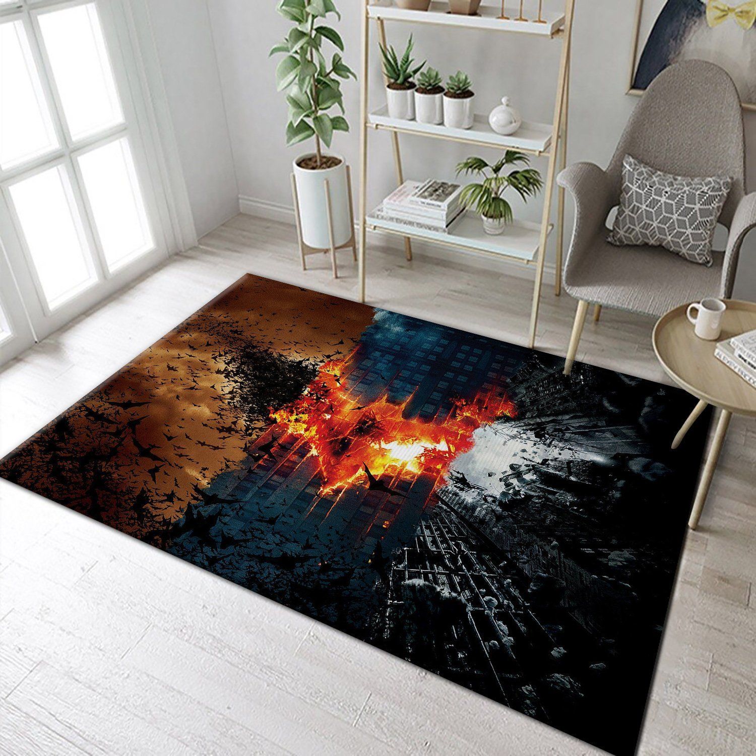 Batman Logo Area Rugs DC Comic Movies Living Room Carpet FN181216 Local Brands Floor Decor The US Decor - Indoor Outdoor Rugs