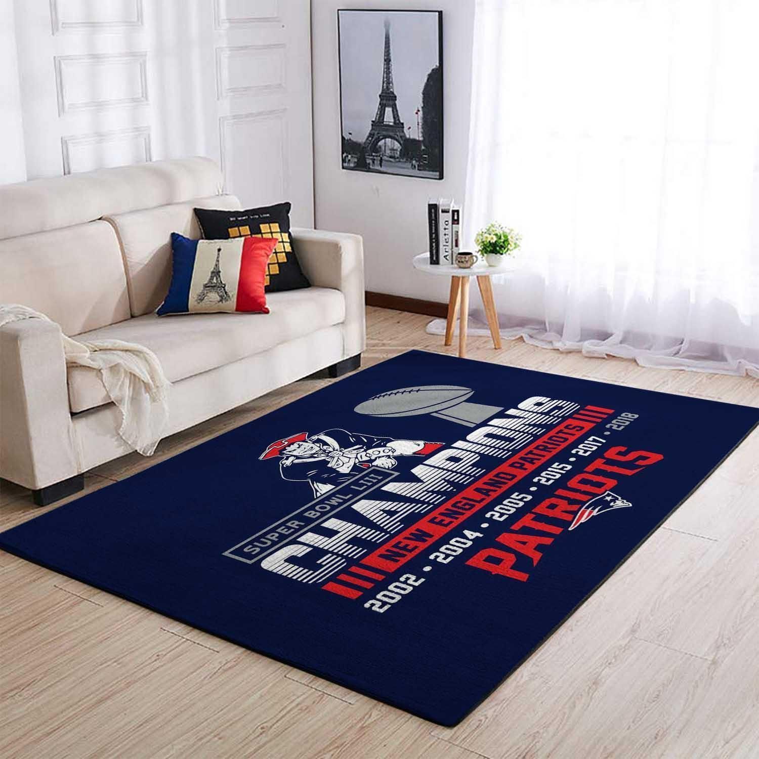 New England Patriots Area Rugs Living Room Carpet Sic101216 Local Brands Floor Decor - Indoor Outdoor Rugs