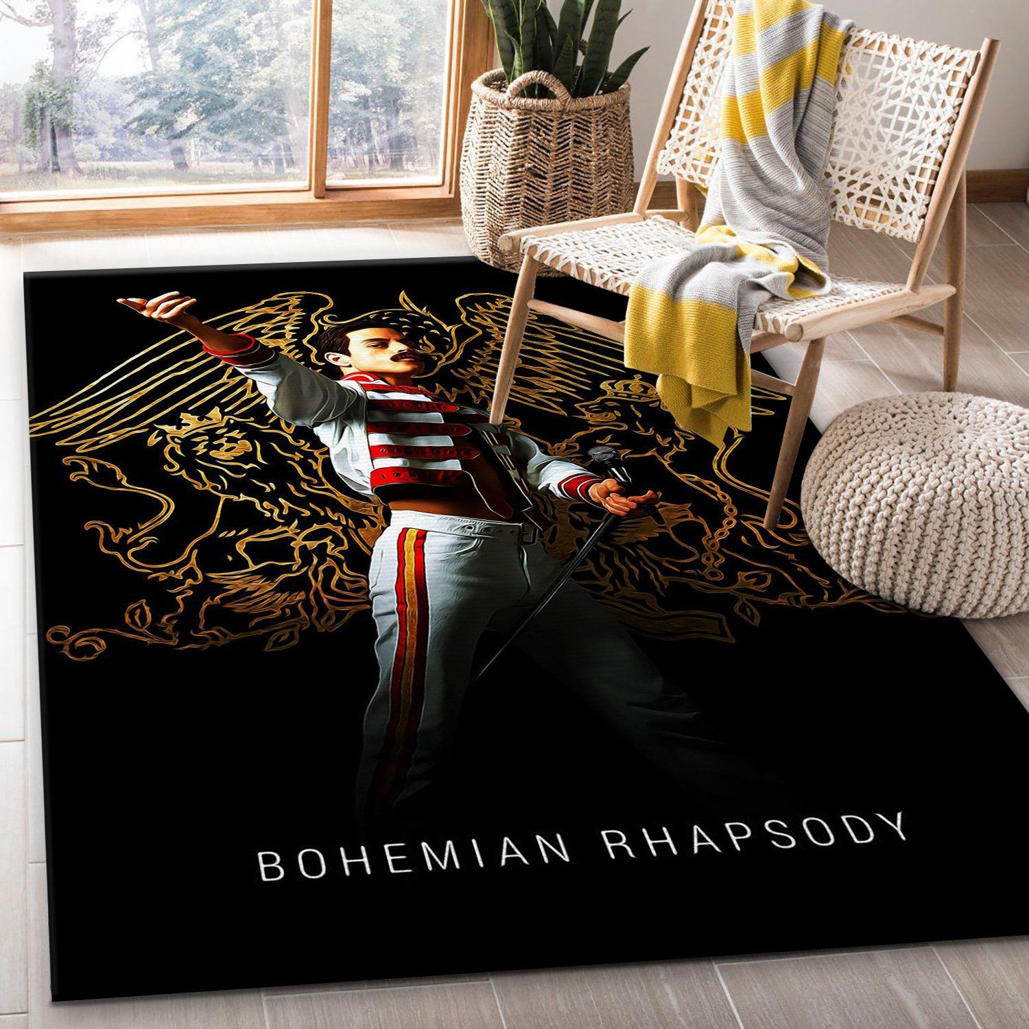 Bohemian Rhapsody Area Rug Movie Rug Family Gift US Decor - Indoor Outdoor Rugs