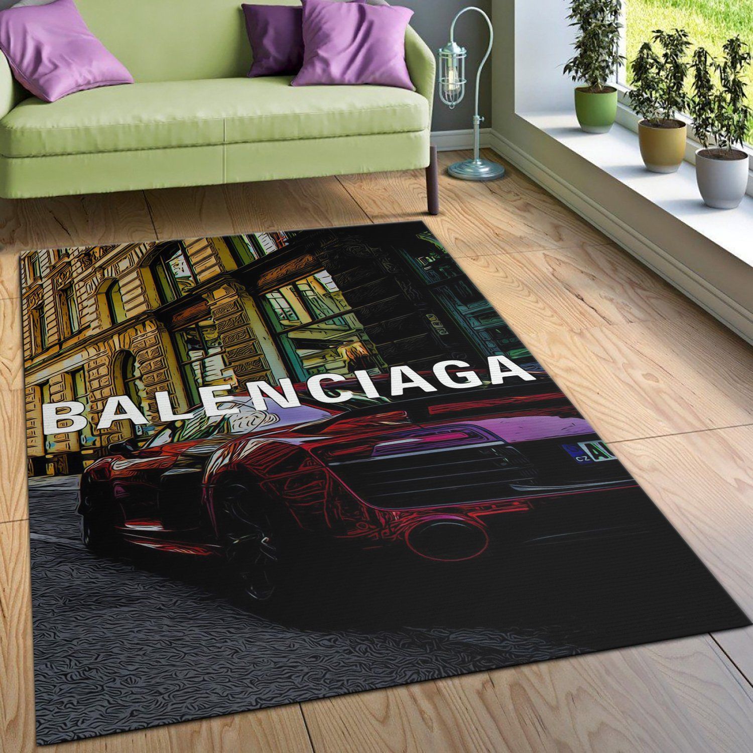 Balenciaga Area Rugs Fashion Brand Rug Home Decor Floor Decor - Indoor Outdoor Rugs