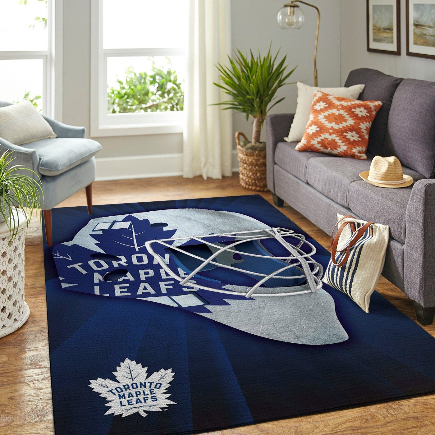 Toronto Maple Leafs Nhl Team Logo Style Nice Gift Home Decor Rectangle Area Rug - Indoor Outdoor Rugs