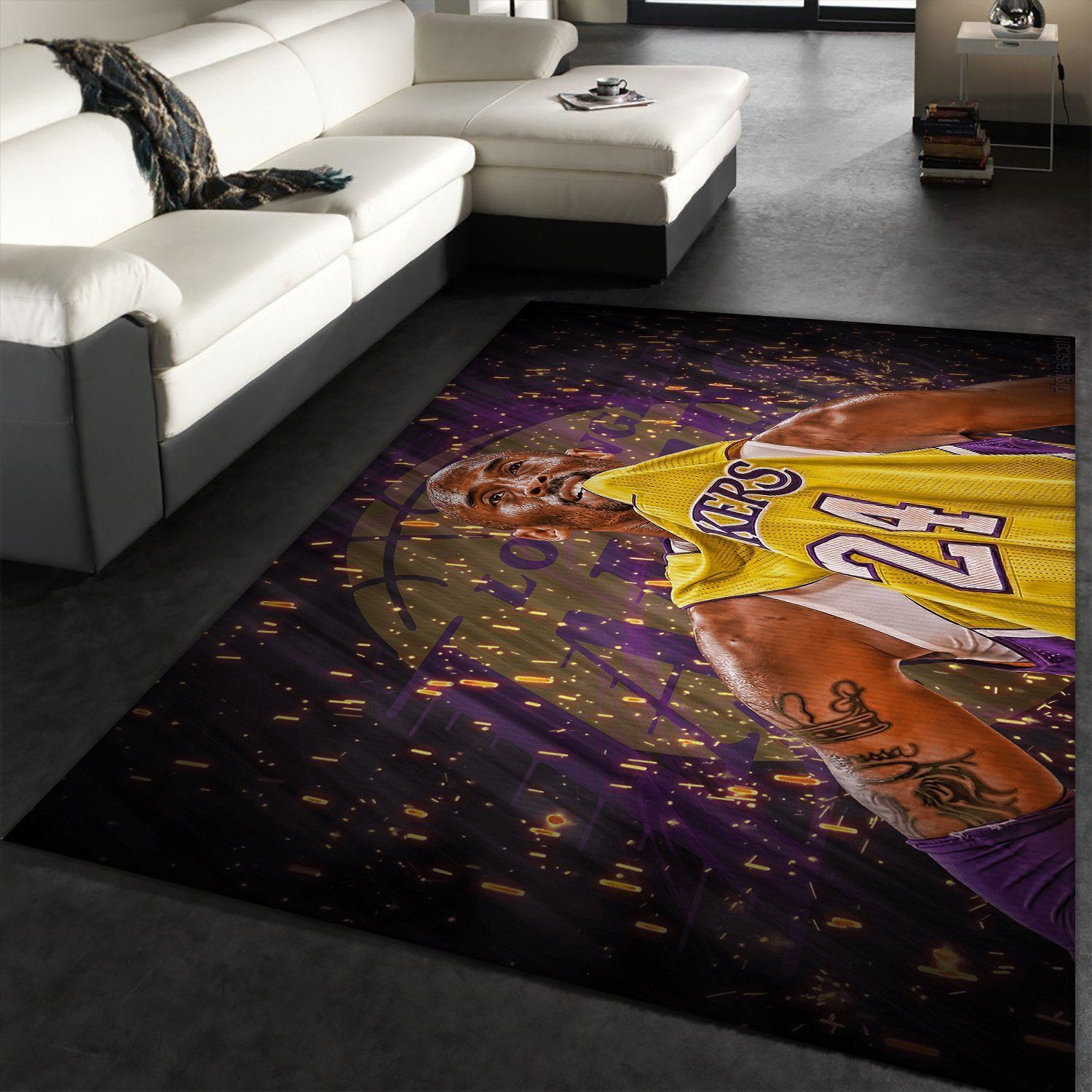 Kobe Legend Art Area Rug Geeky Carpet home decor Bedroom Living Room Decor - Indoor Outdoor Rugs